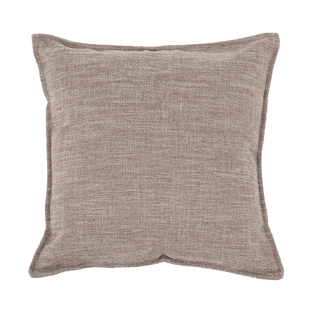 Cushion (filled) ASTORIA - 45X45CM - set/2, light taupe