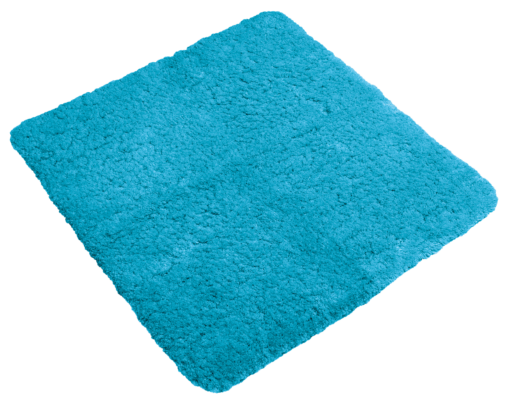 Bath carpet microfiber antislip 60x60 aqua