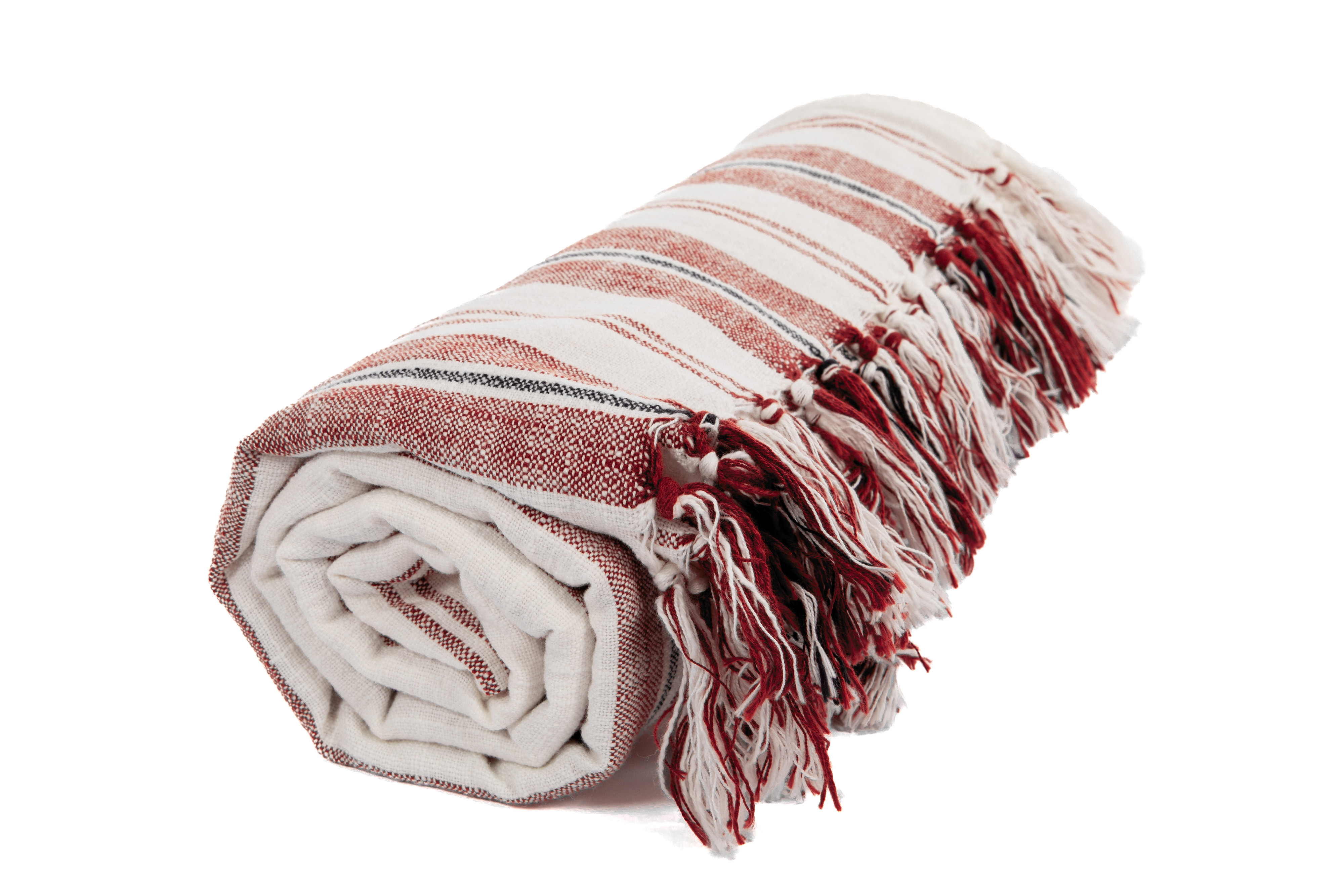 Plaid INDIRA - 150x200 cm, terracotta