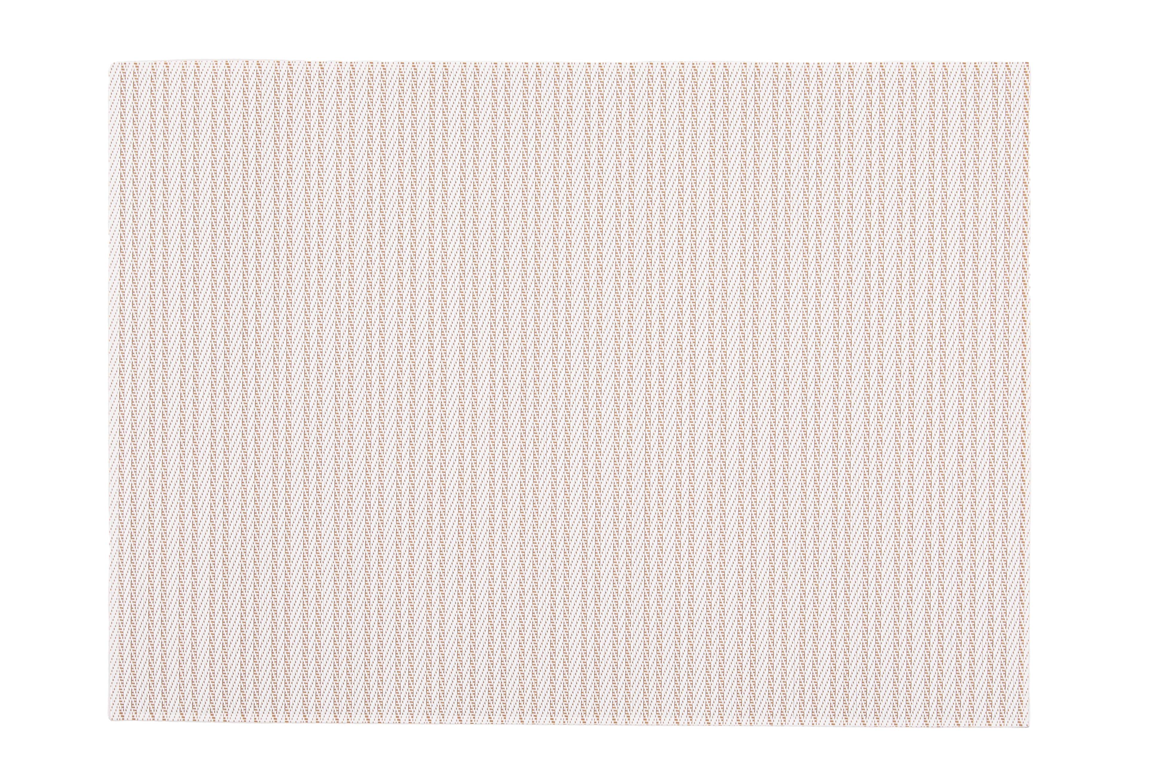 Placemat FALLON rechthoekig, 33x45cm, dubbele streep zand