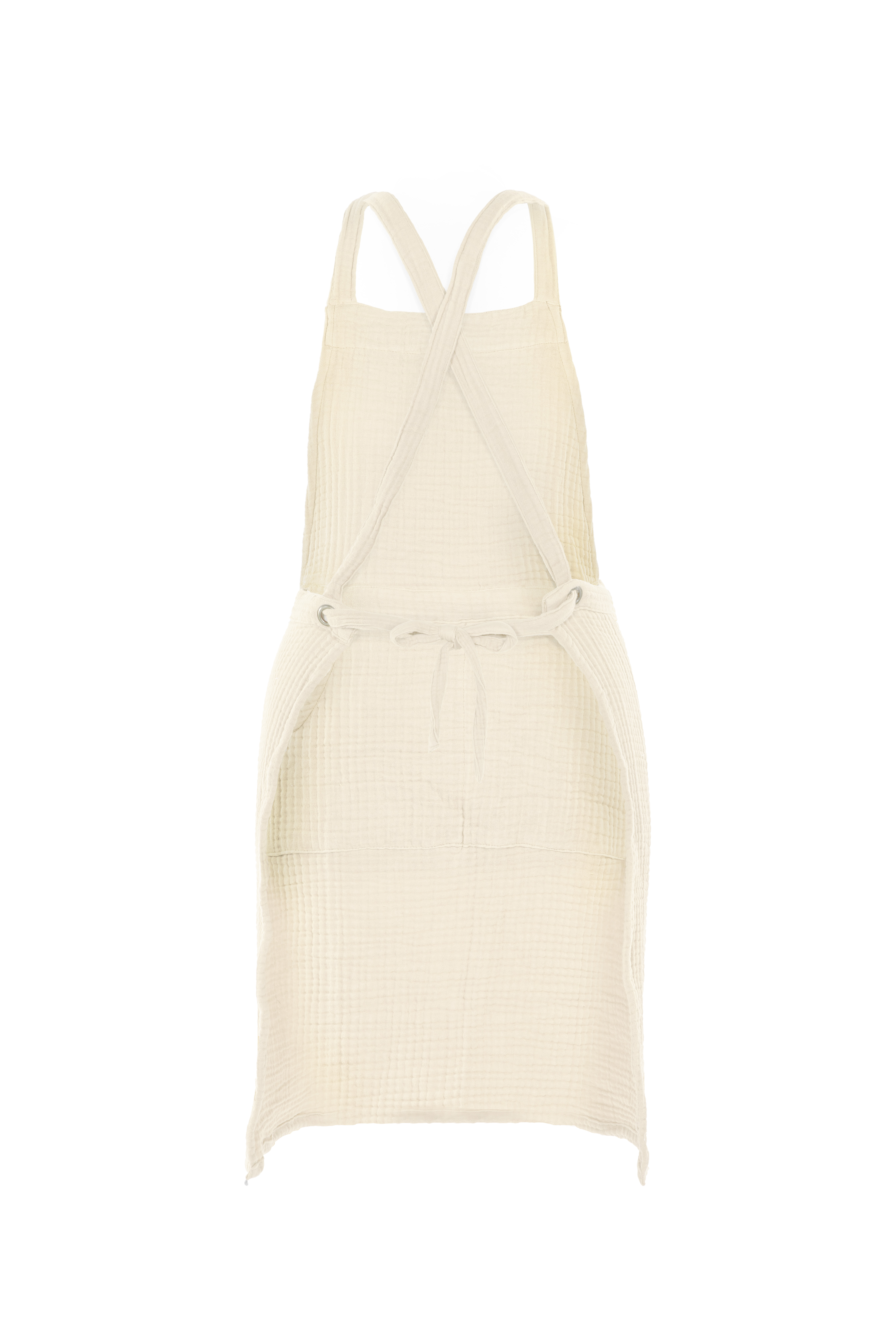 Apron SUZETTE (Sling Back), 74x85 cm, ivory