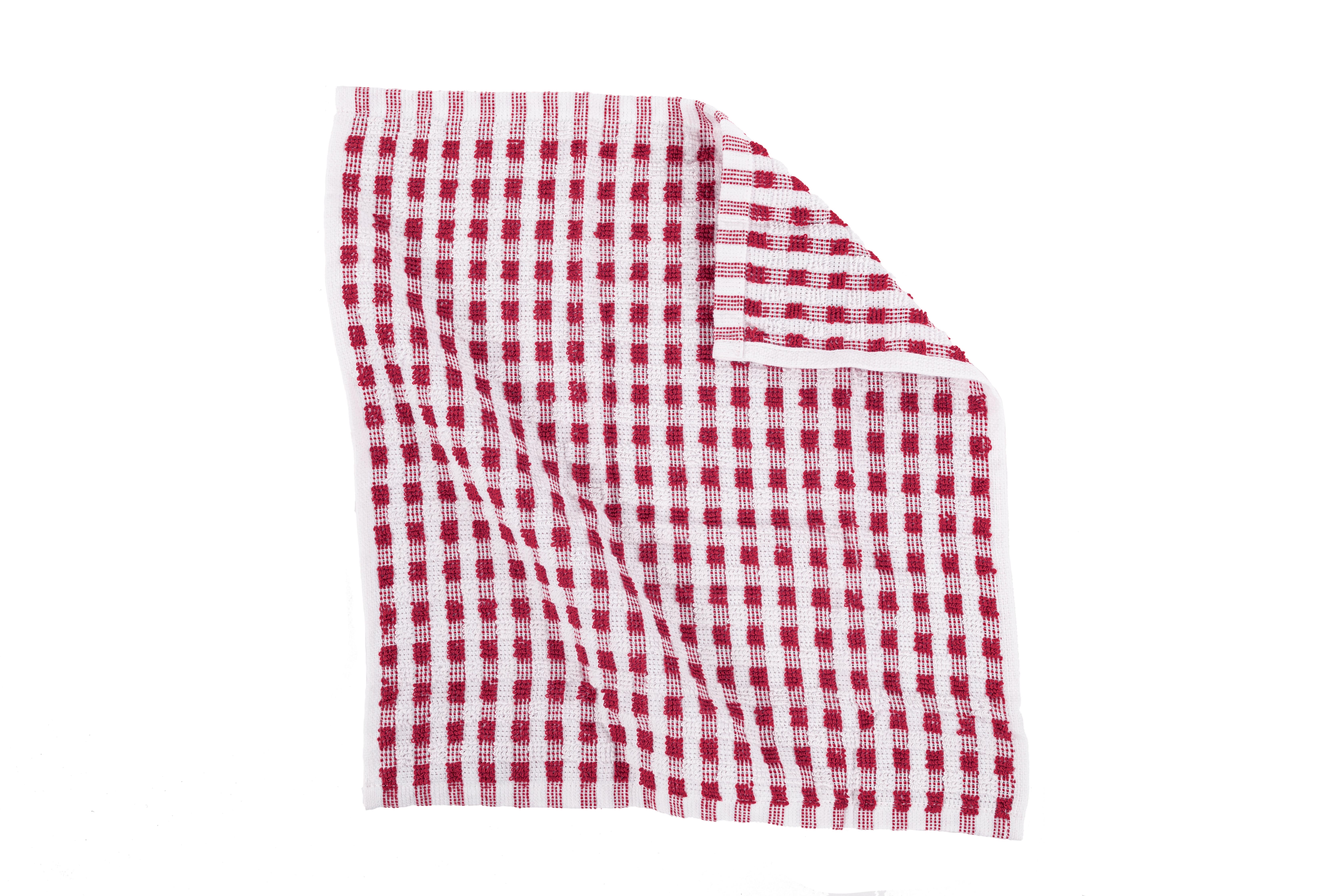 Dishcloth OMAN - SET/6 - 32x35 cm, red