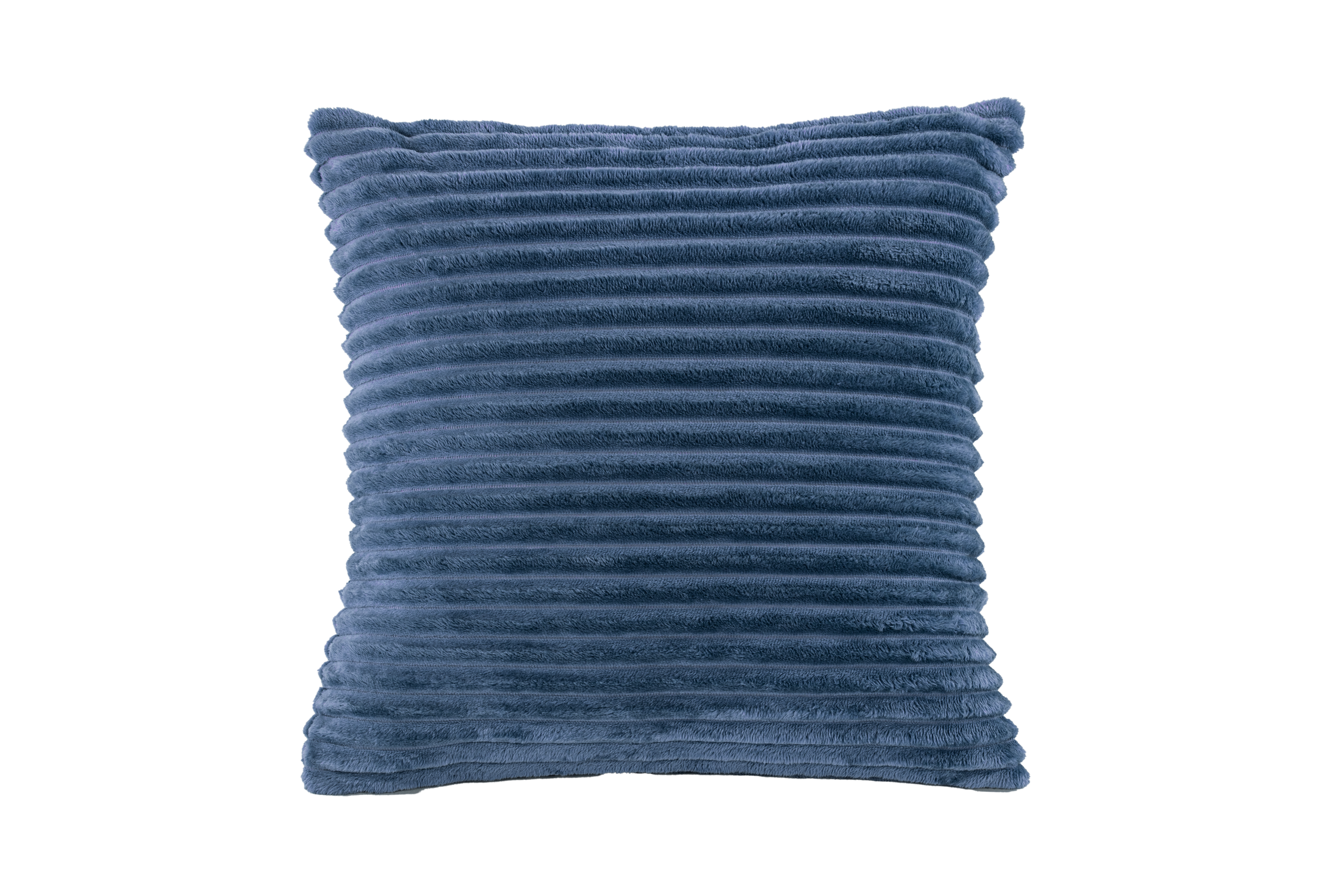 Coussin (rempli) RIBBLE, Micoflannel - 45x45cm, stone blue