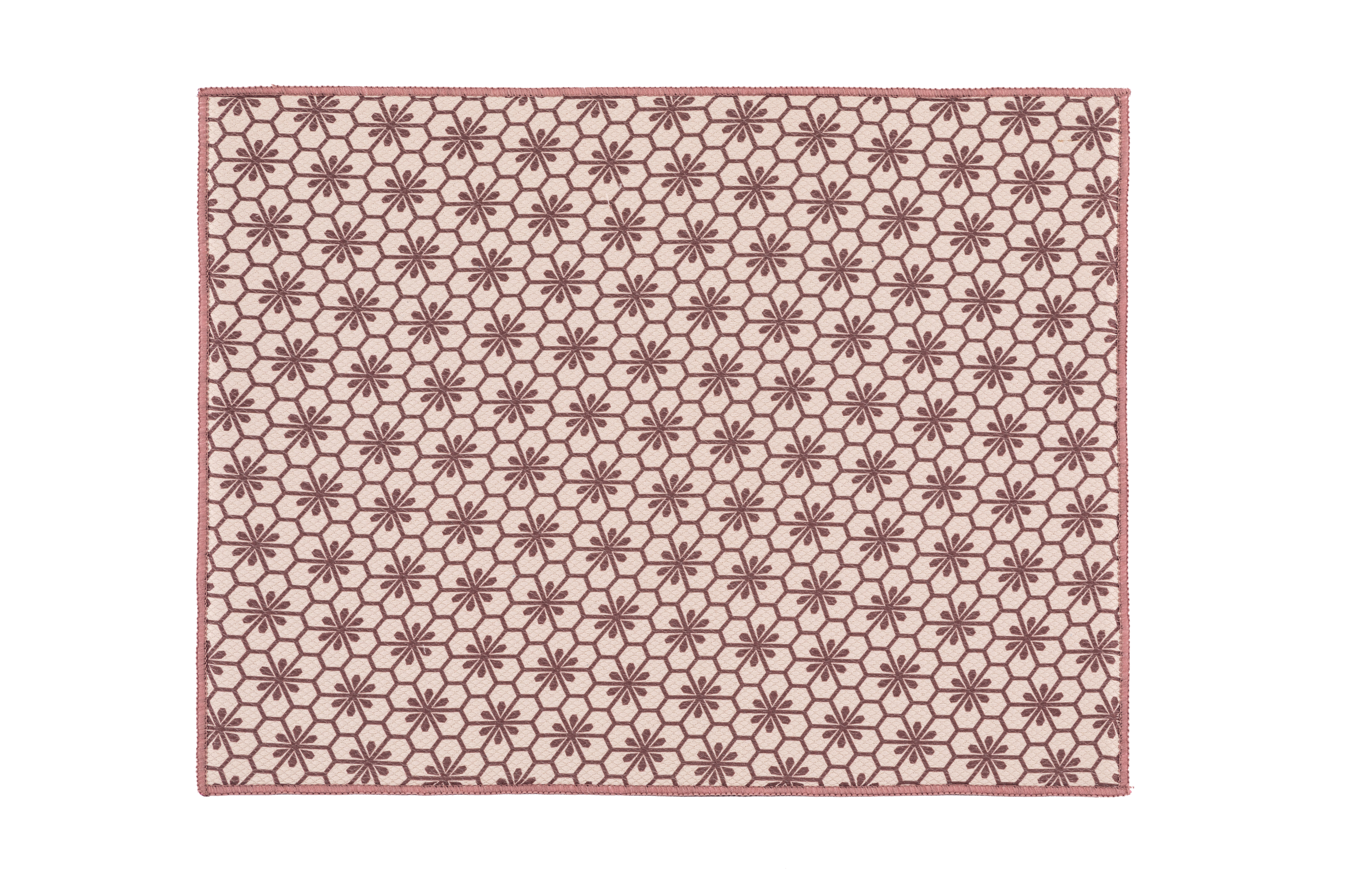 Dish drying mat ESSENTIALS - microfiber - 40x48 cm, mauve