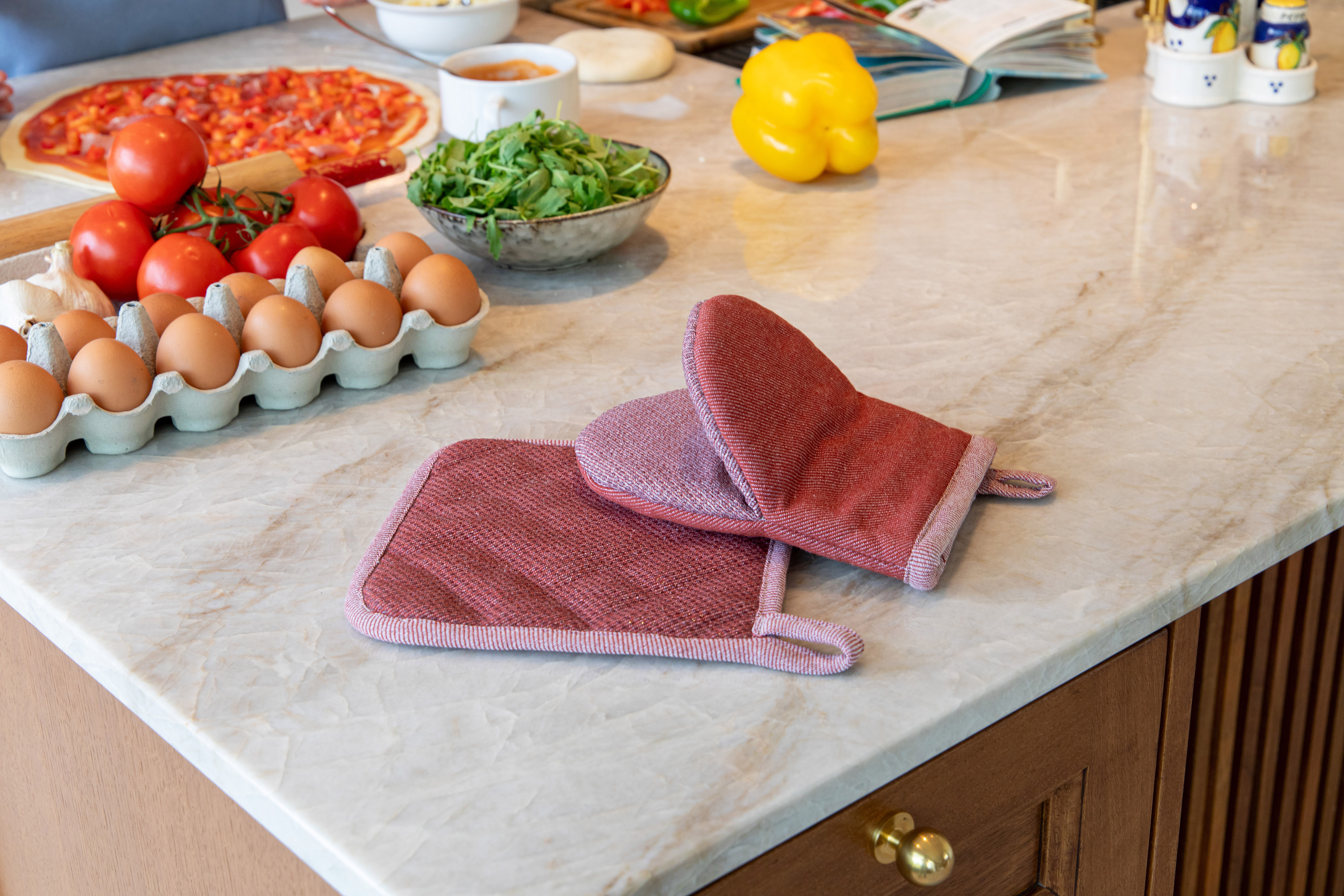 Manique SOMERSET - SET/2 - 20x20 cm, terracotta