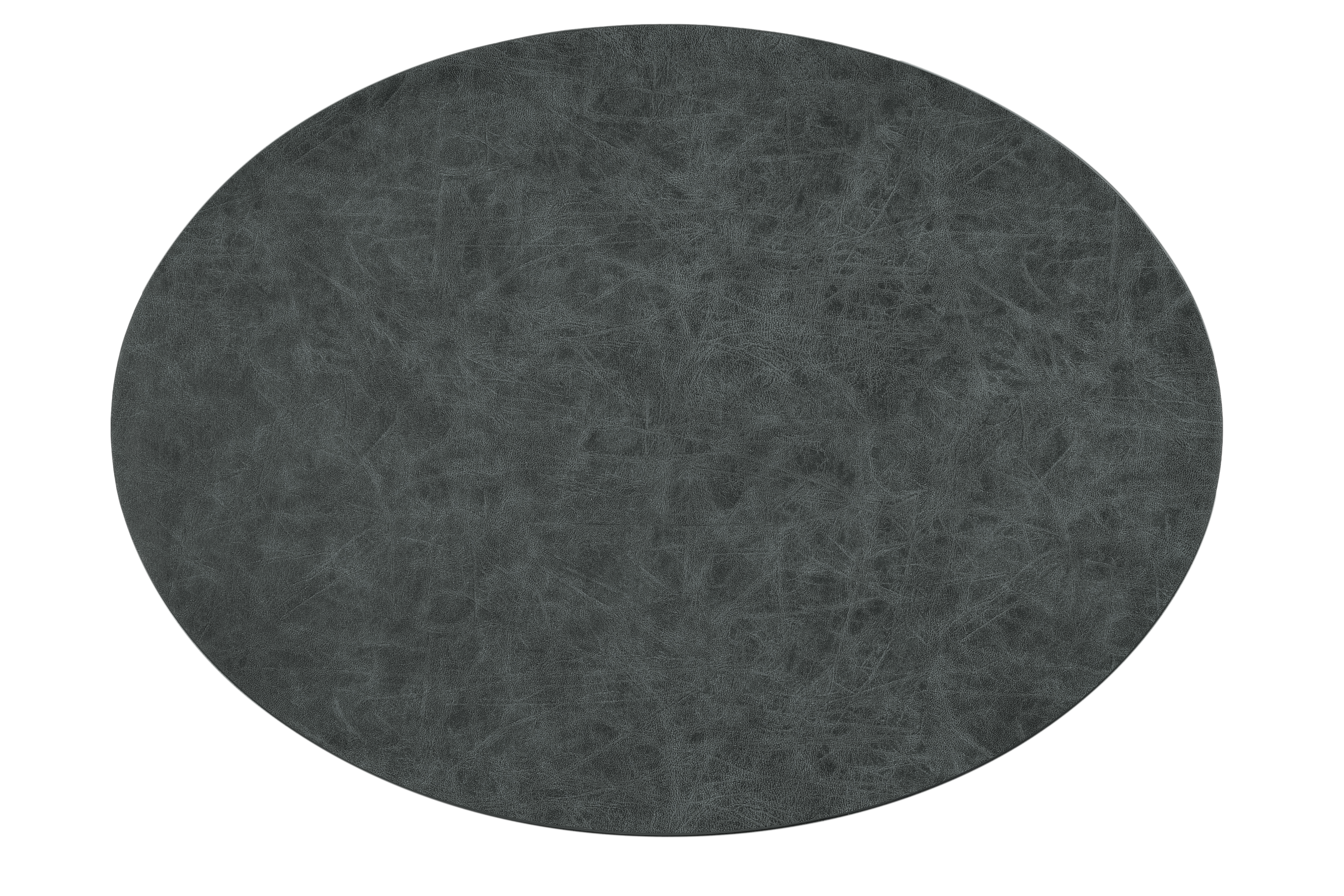 Placemat TRUMAN oval, 33x45 cm, single layer, black