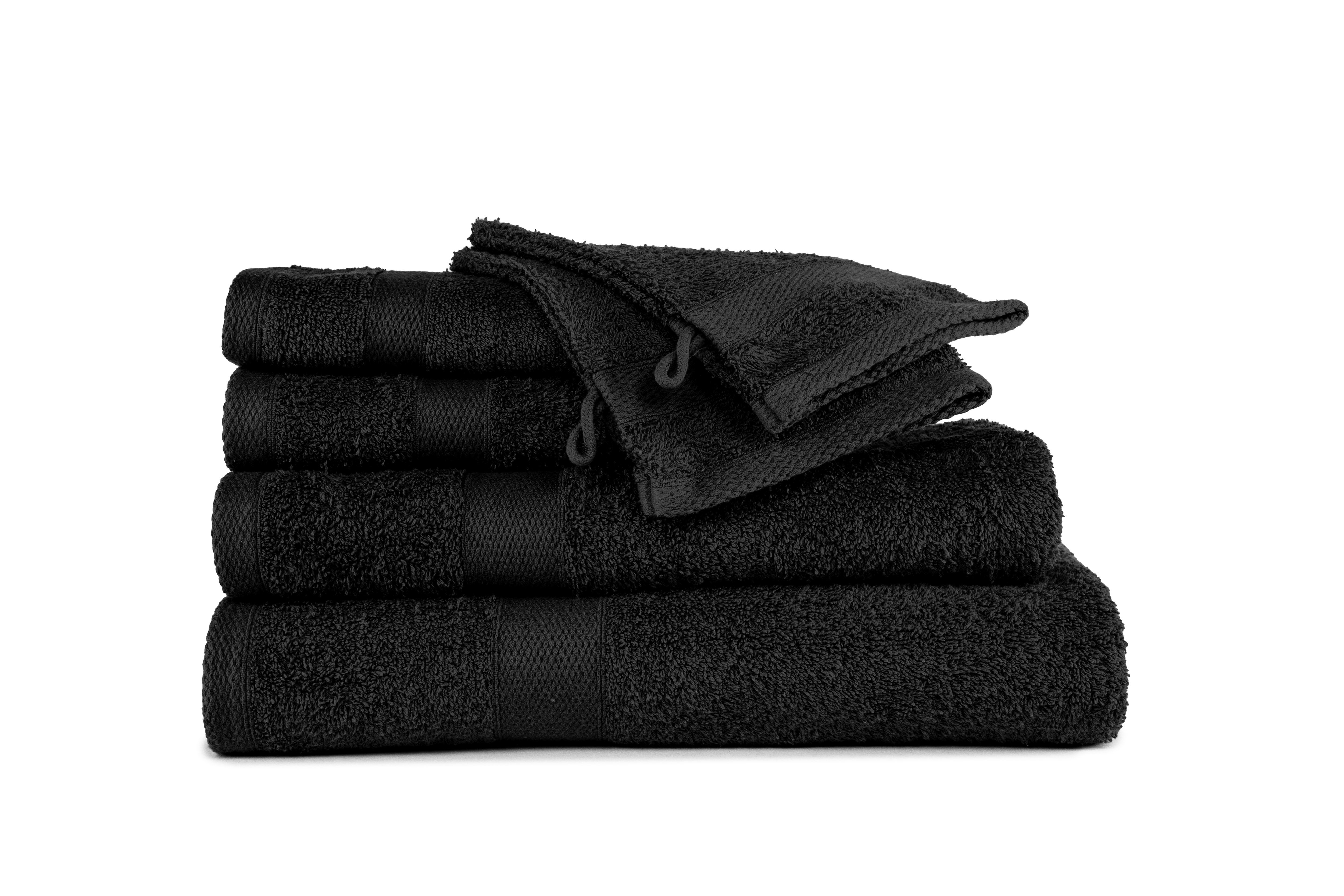 Washand RIVA  - SET/2 - 15x21 cm, zwart