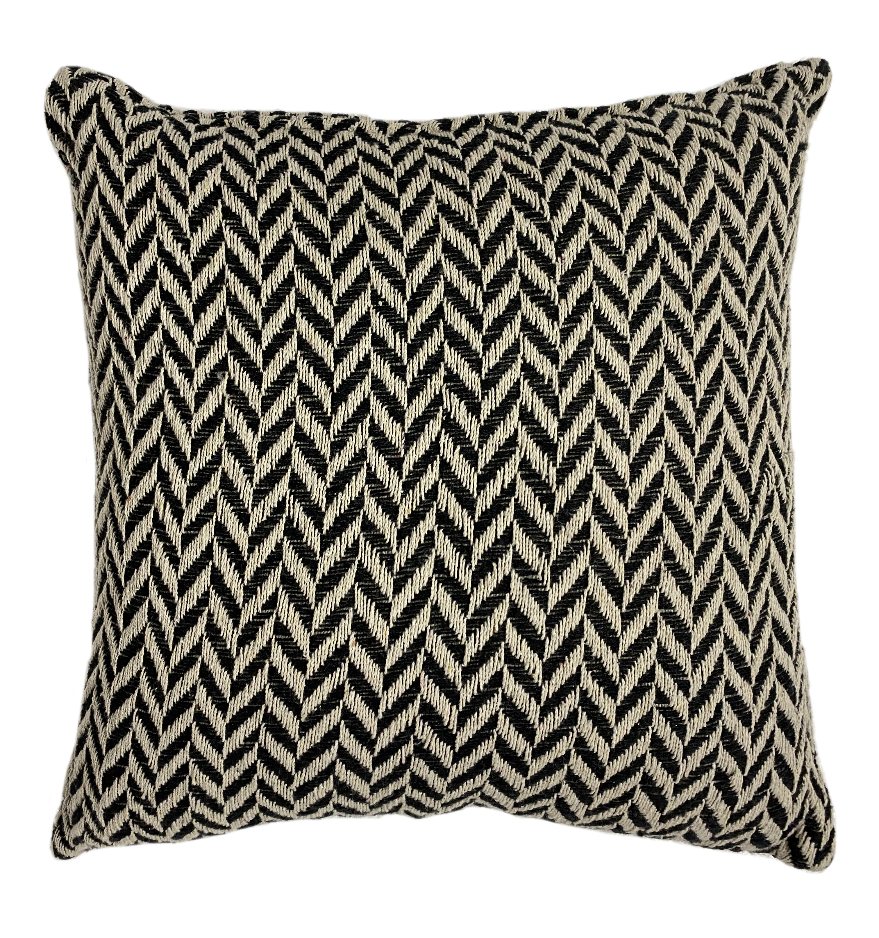 Cushion (filled) ALPANA 45X45CM, black