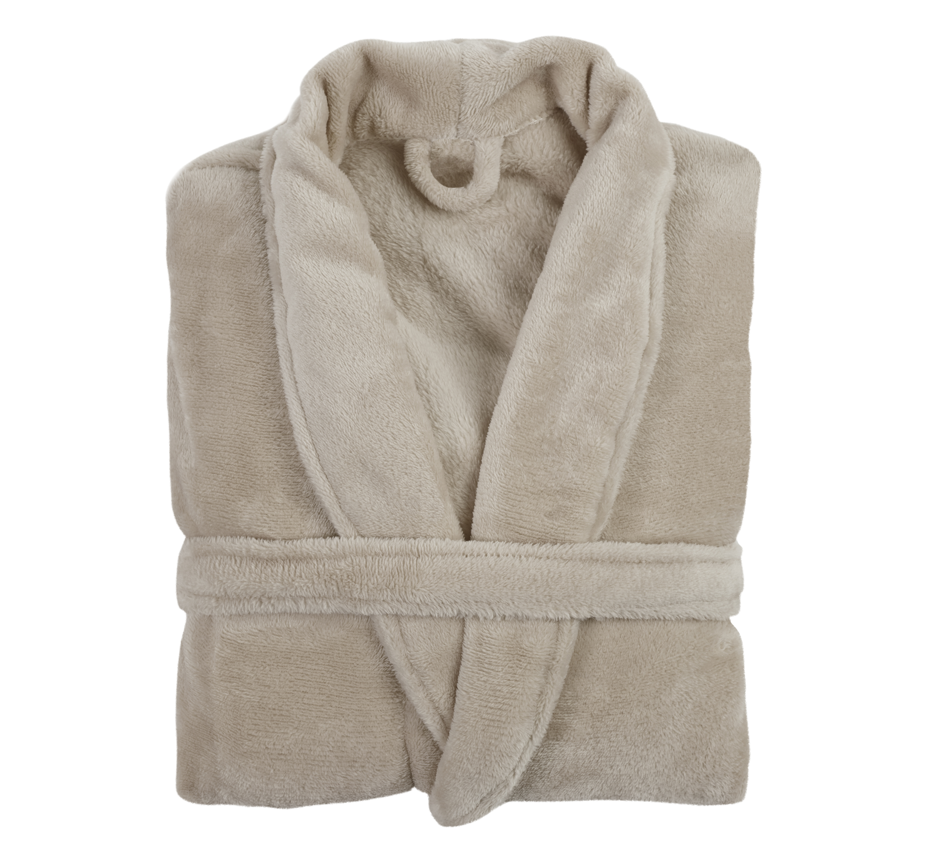 bathrobe Microflannel taupe SM - unisex