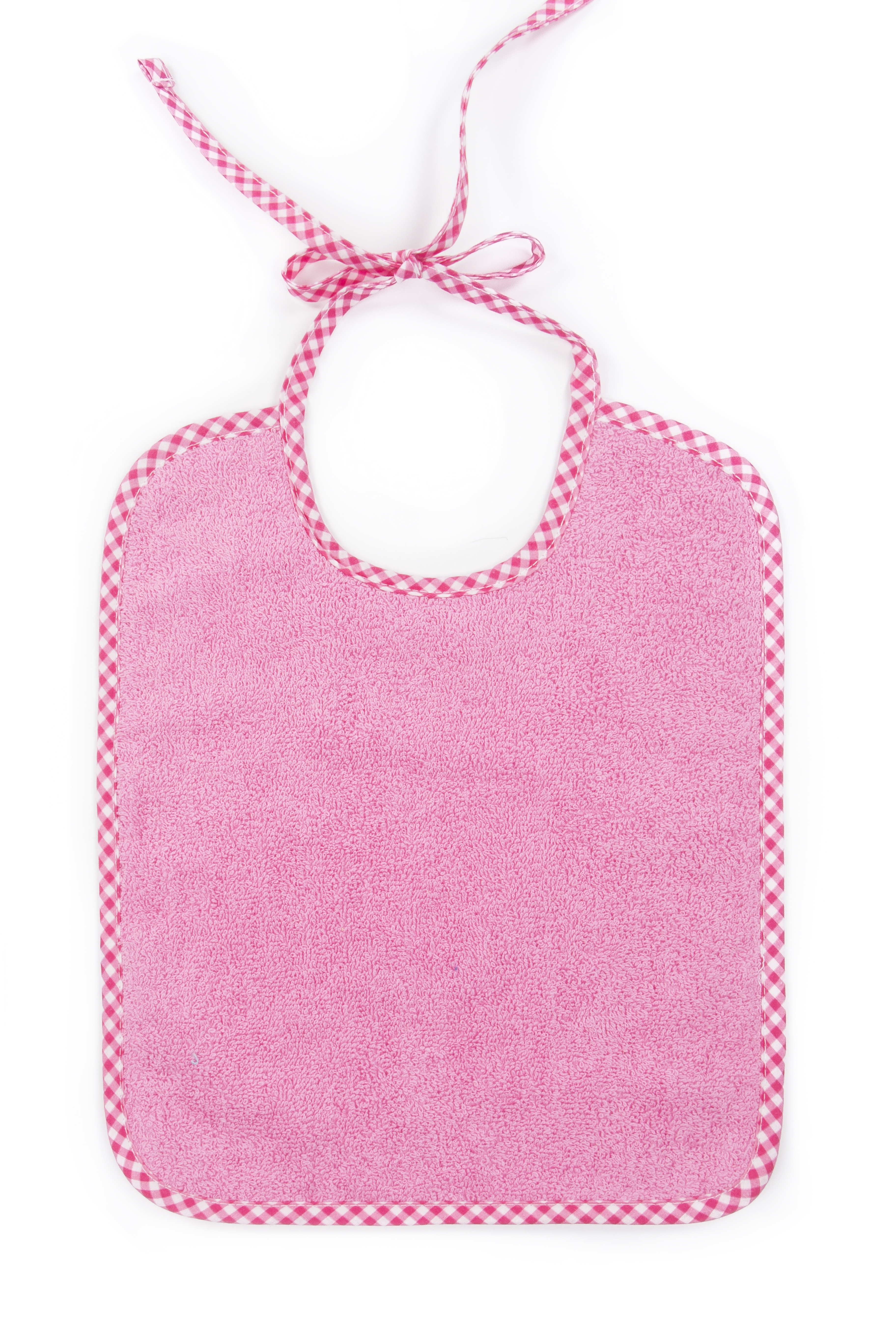 Bib with straps Girl, uni pink, 35x27 cm 