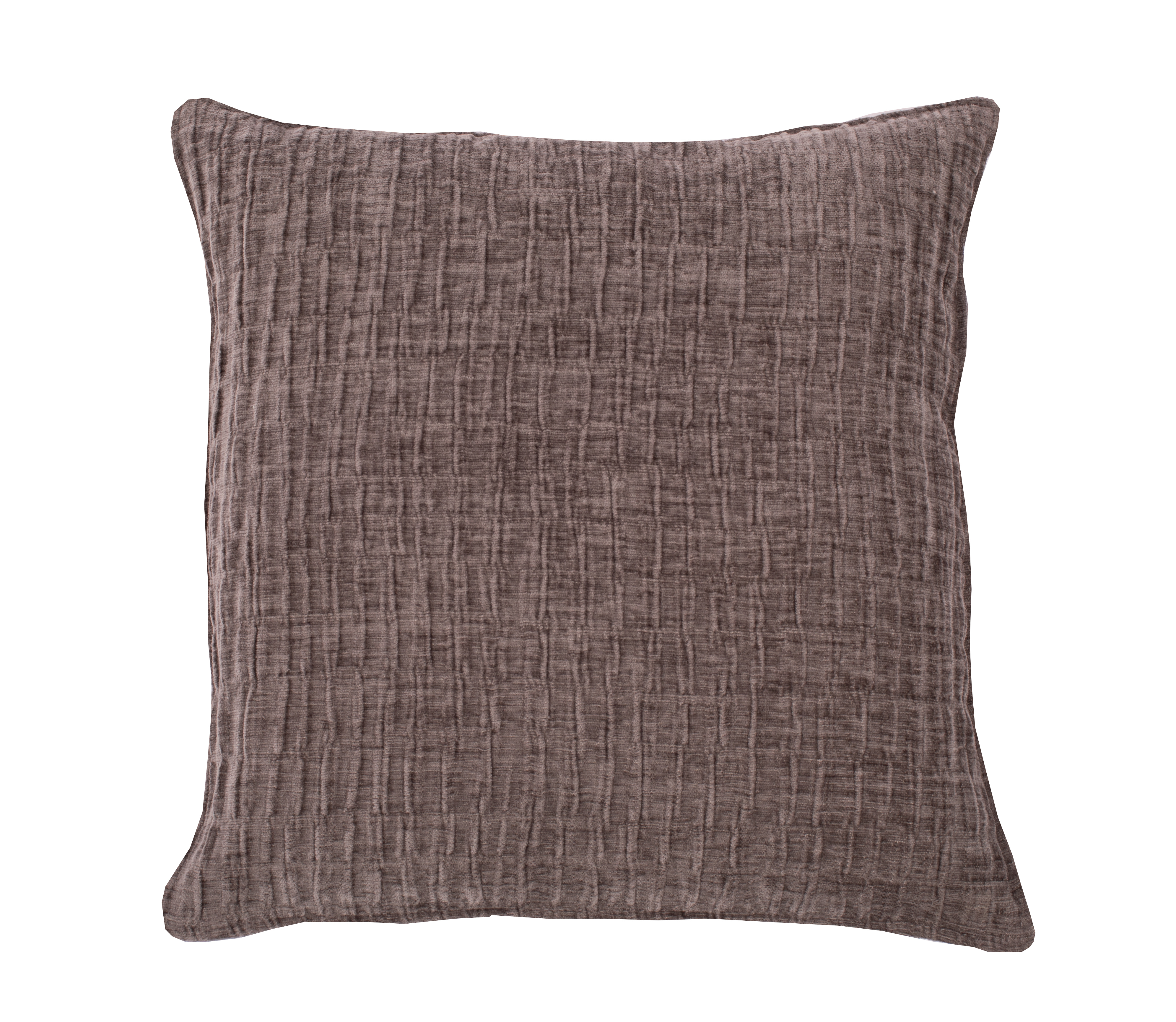 Cushion (filled) CHENILLE - 42X42 cm - dark grey