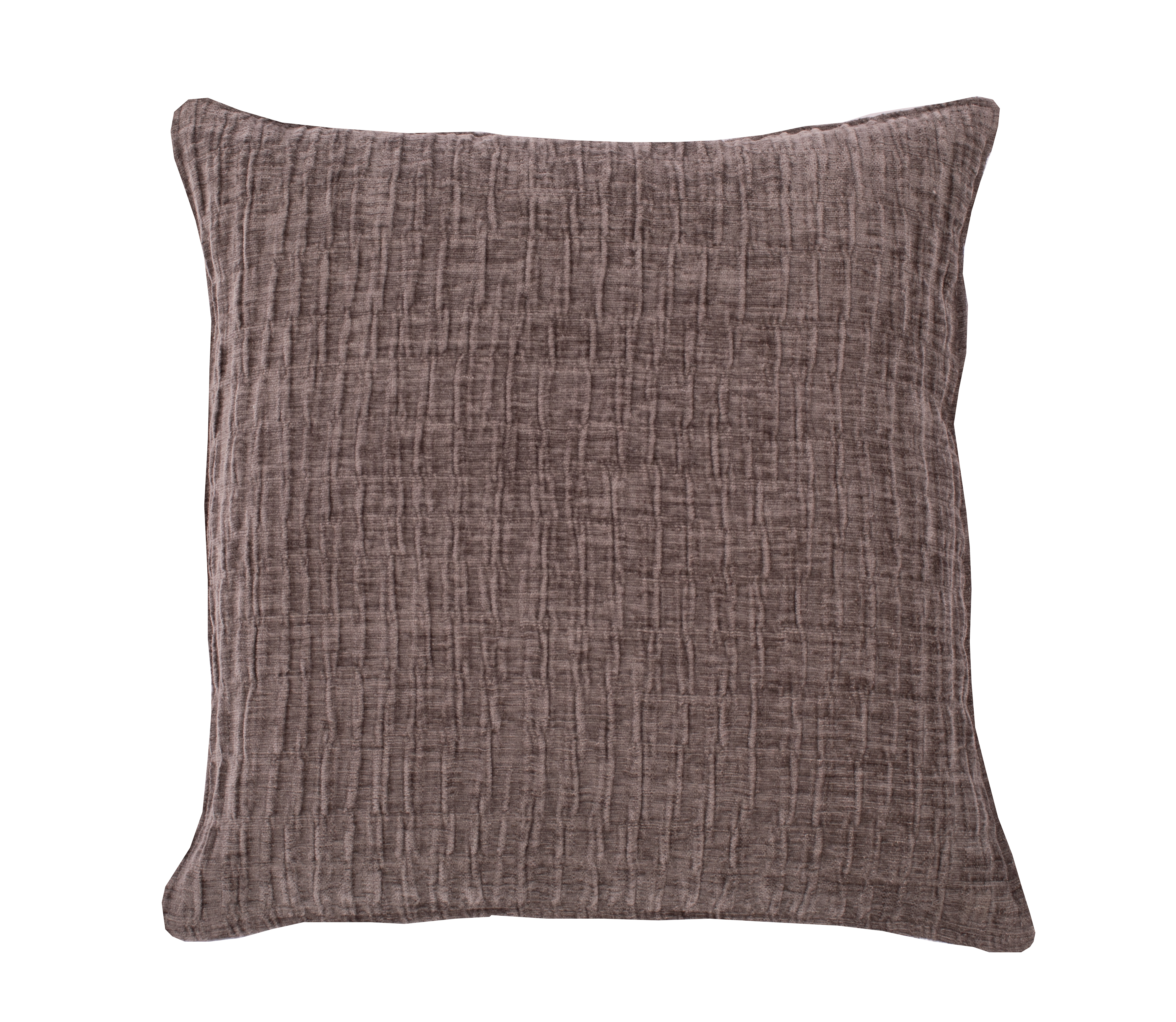 Coussin (rempli) CHENILLE - 42X42 cm - dark grey