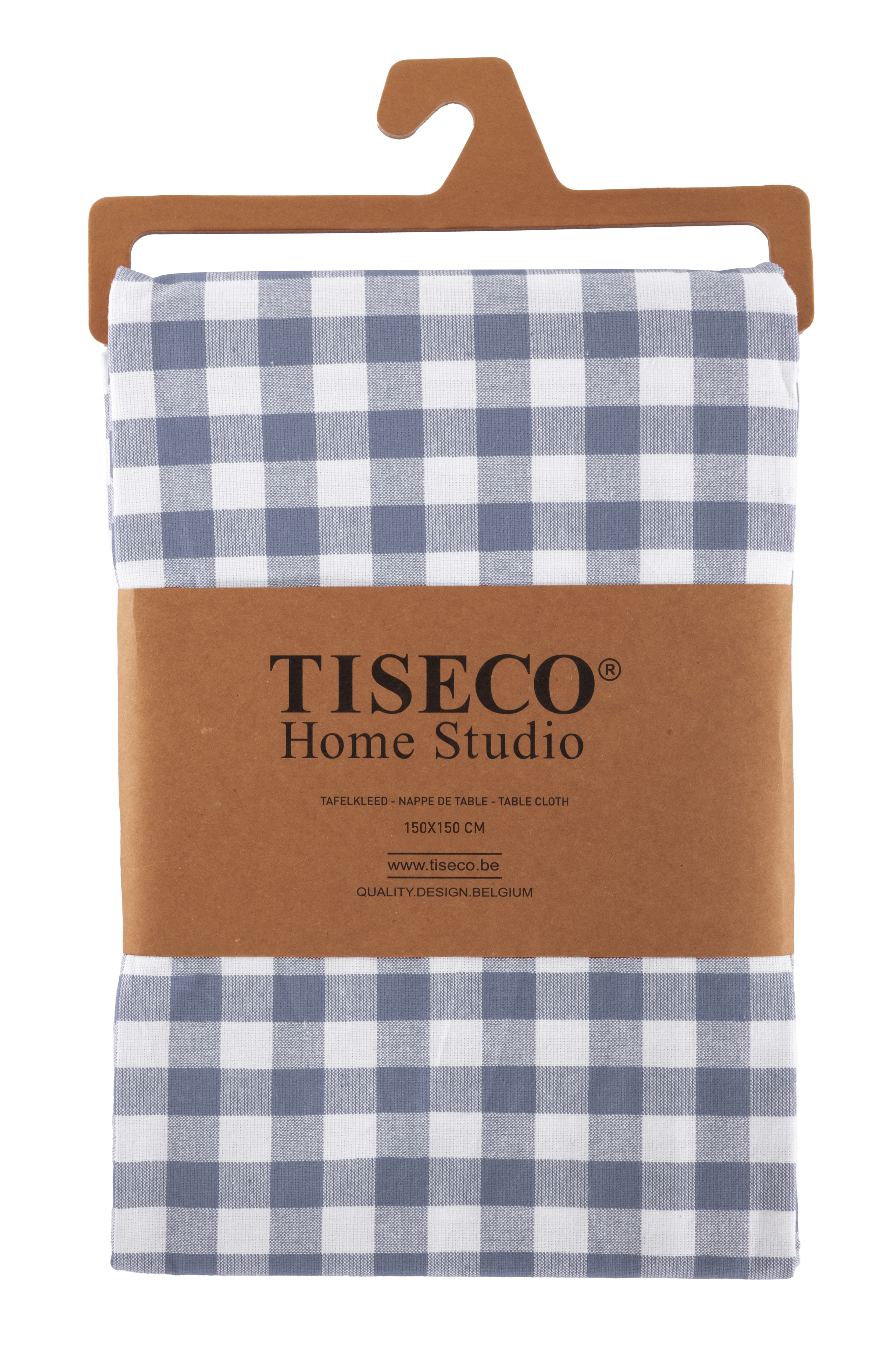Tafelkleed GINGHAM - 150x150 cm, blauw