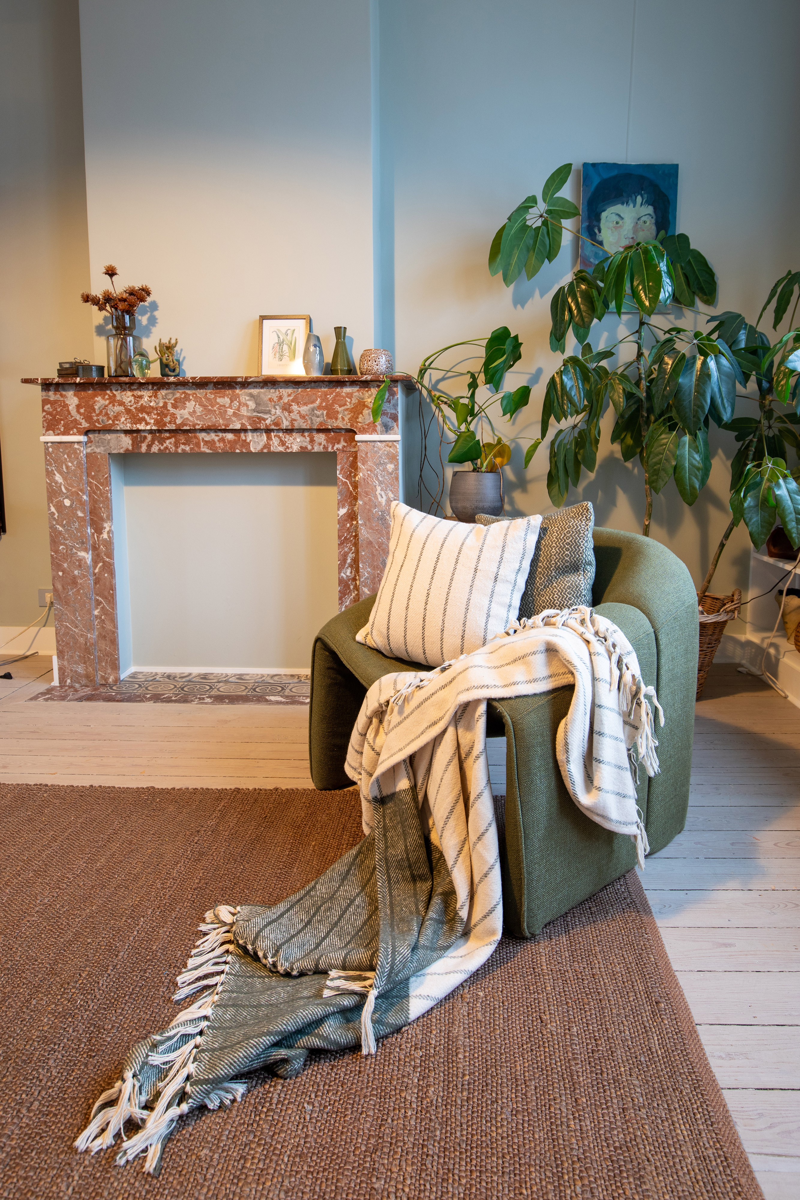 Sierkussen (gevuld) ARTEM - 45x45 cm, groen