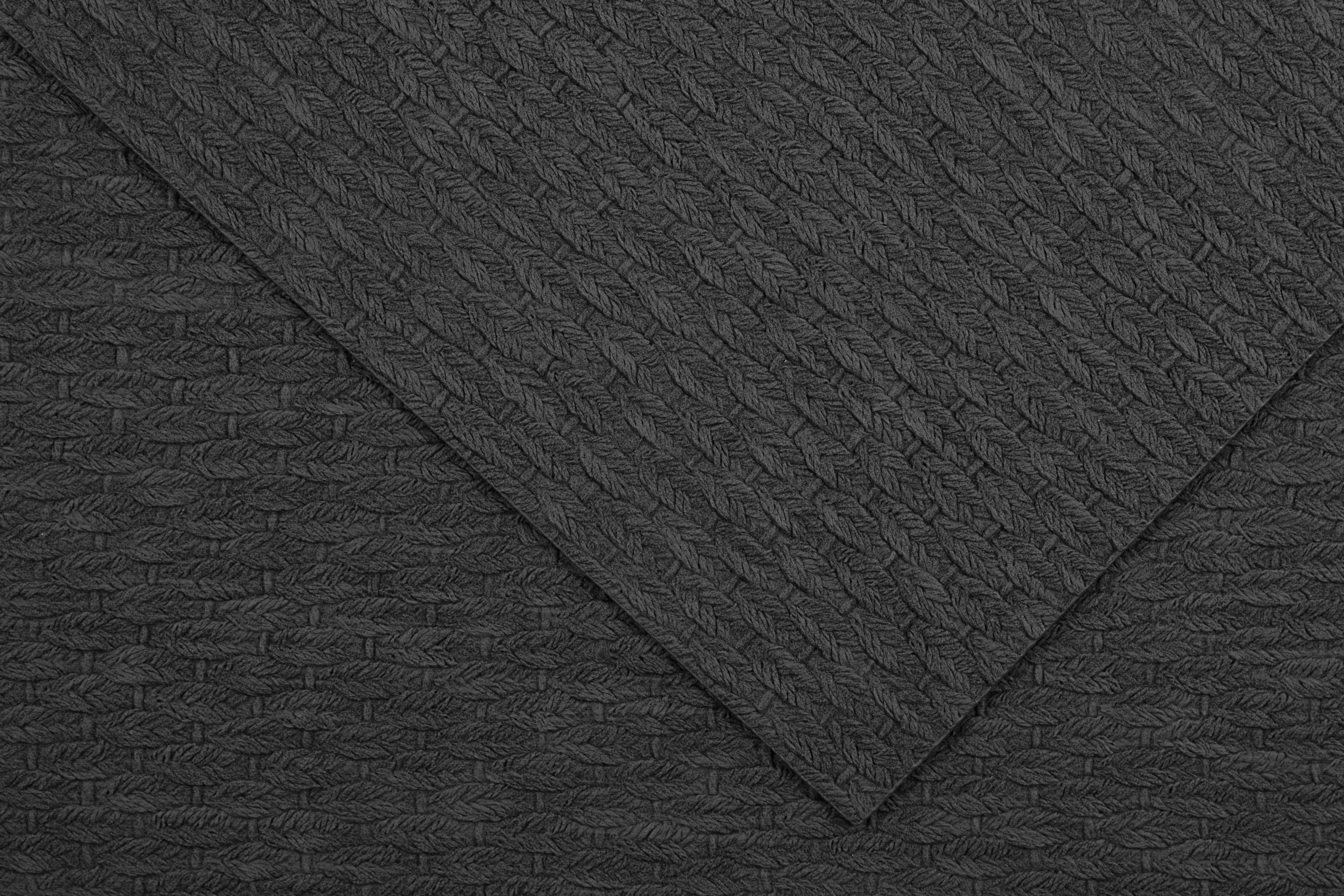 Placemat ARBIN - Leather look imitation- 45x33cm, dark grey