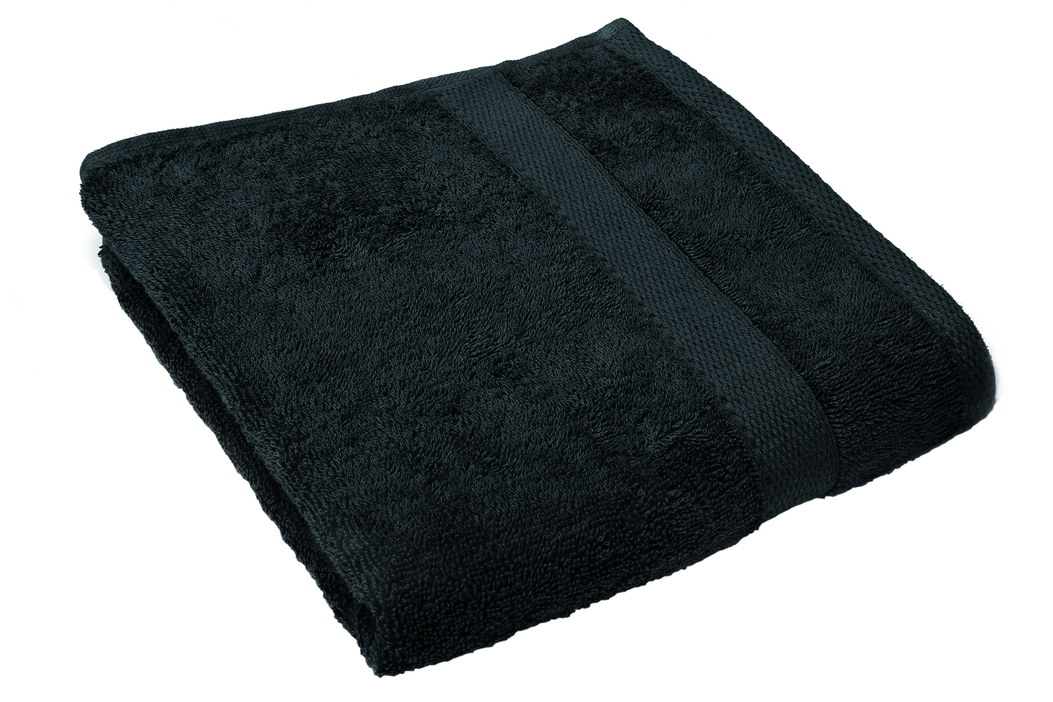 Shower towel 100x150cm, black