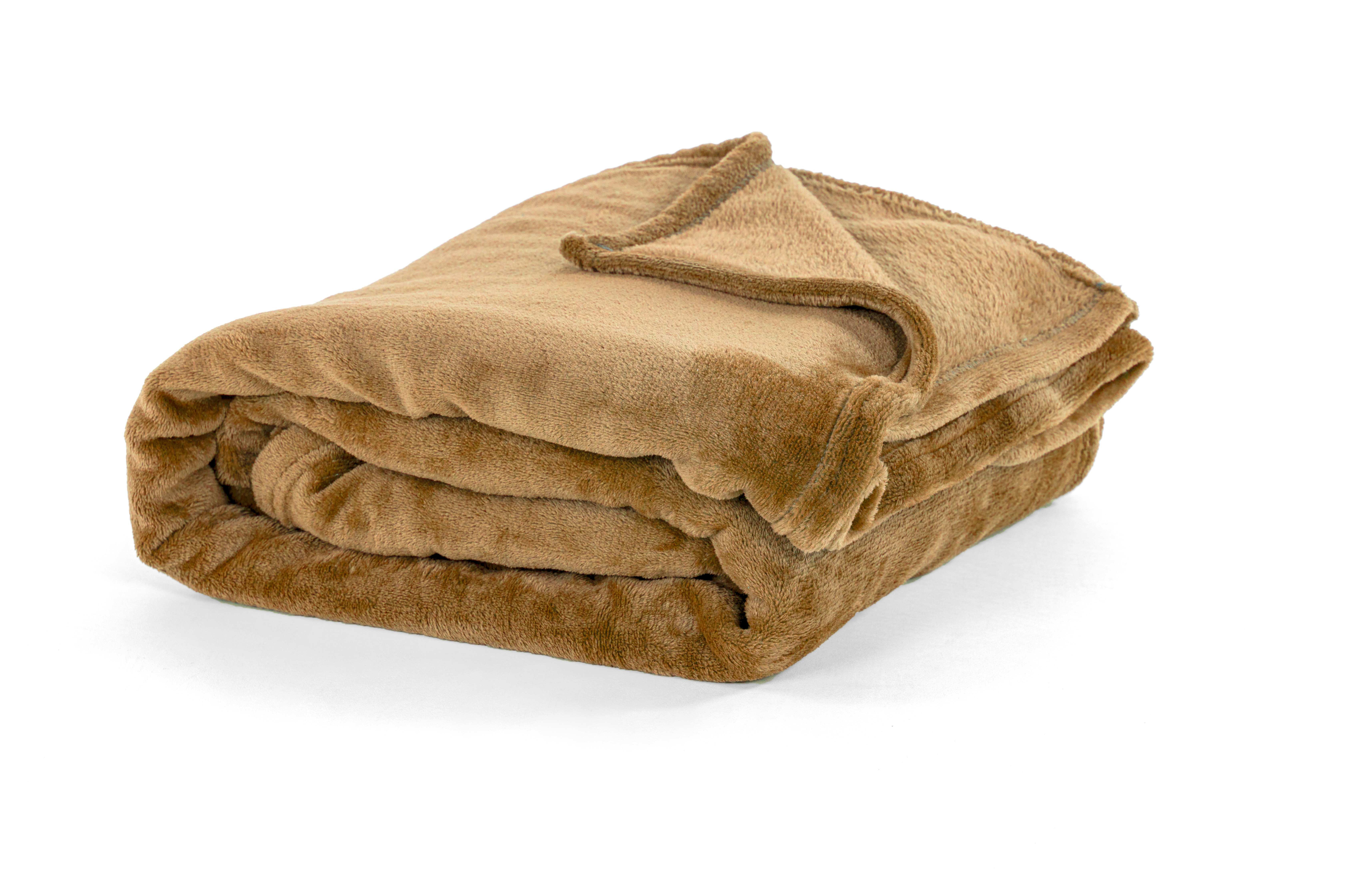Plaid COSY Microflannel 130x160cm, indian tan
