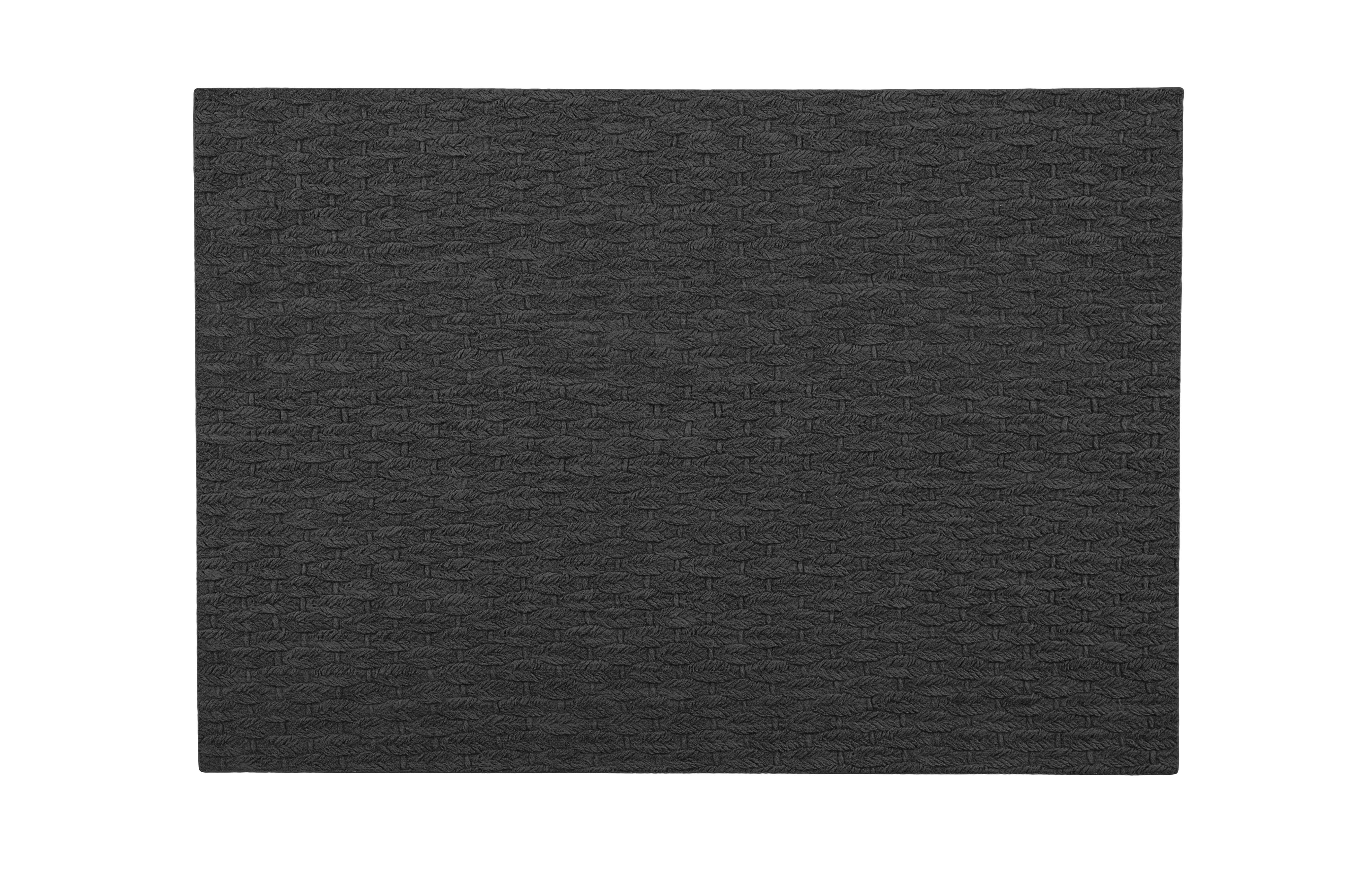 Set de table ARBIN - Leather look imitation - 45x33cm, dark grey