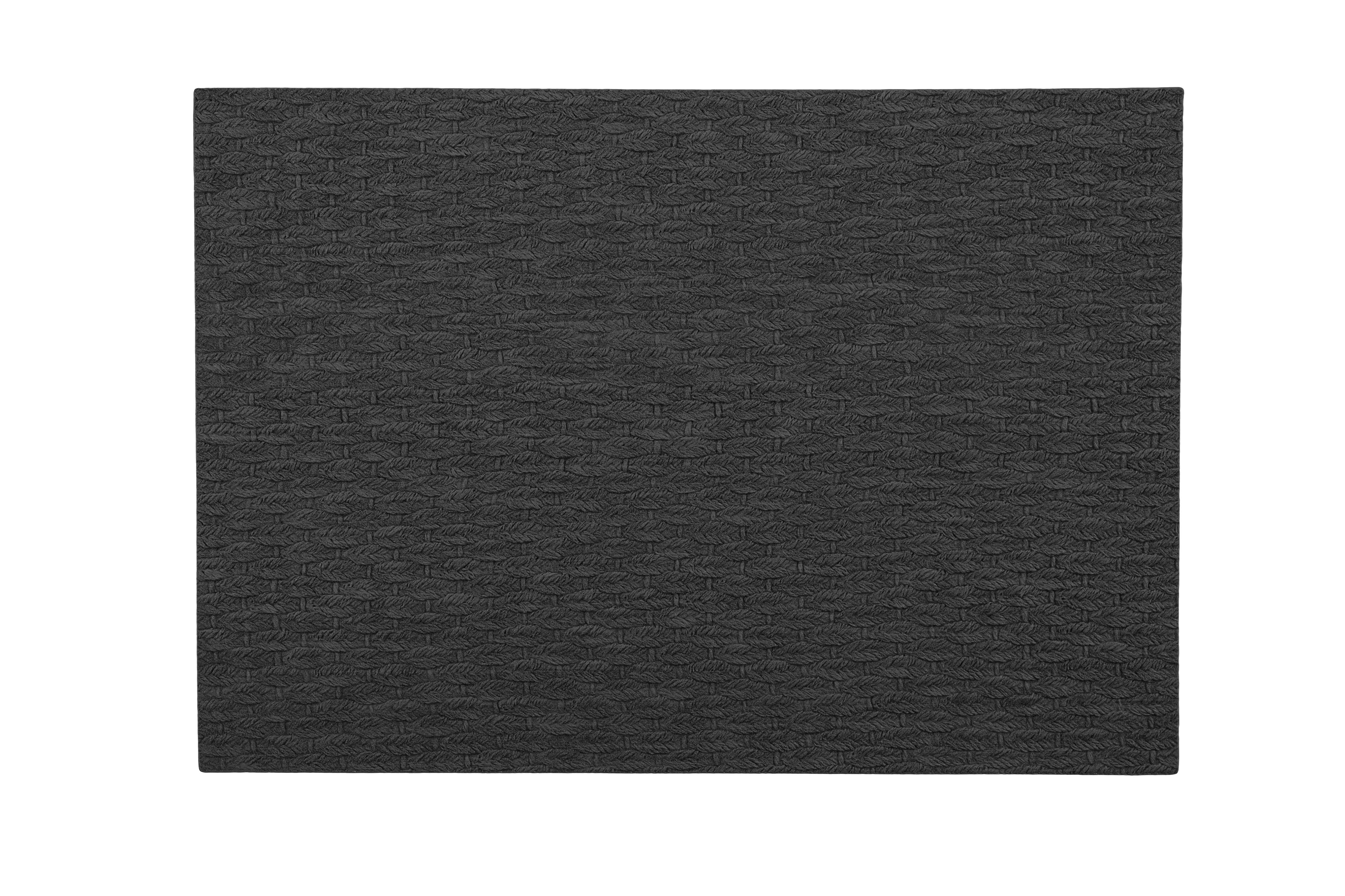 Placemat ARBIN - Leather look imitation- 45x33cm, dark grey