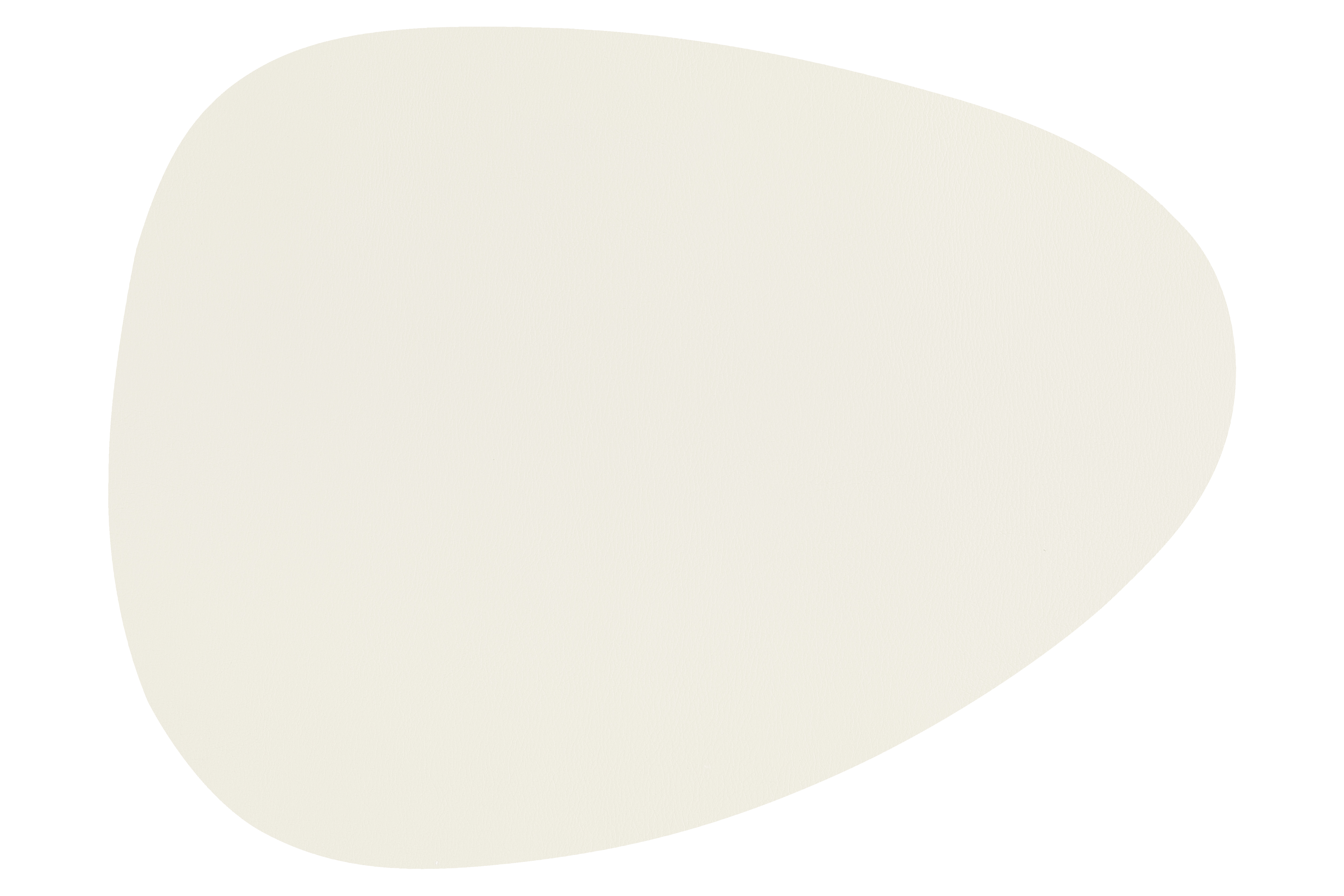 Placemat STONE - TOGO - 43x32cm, white