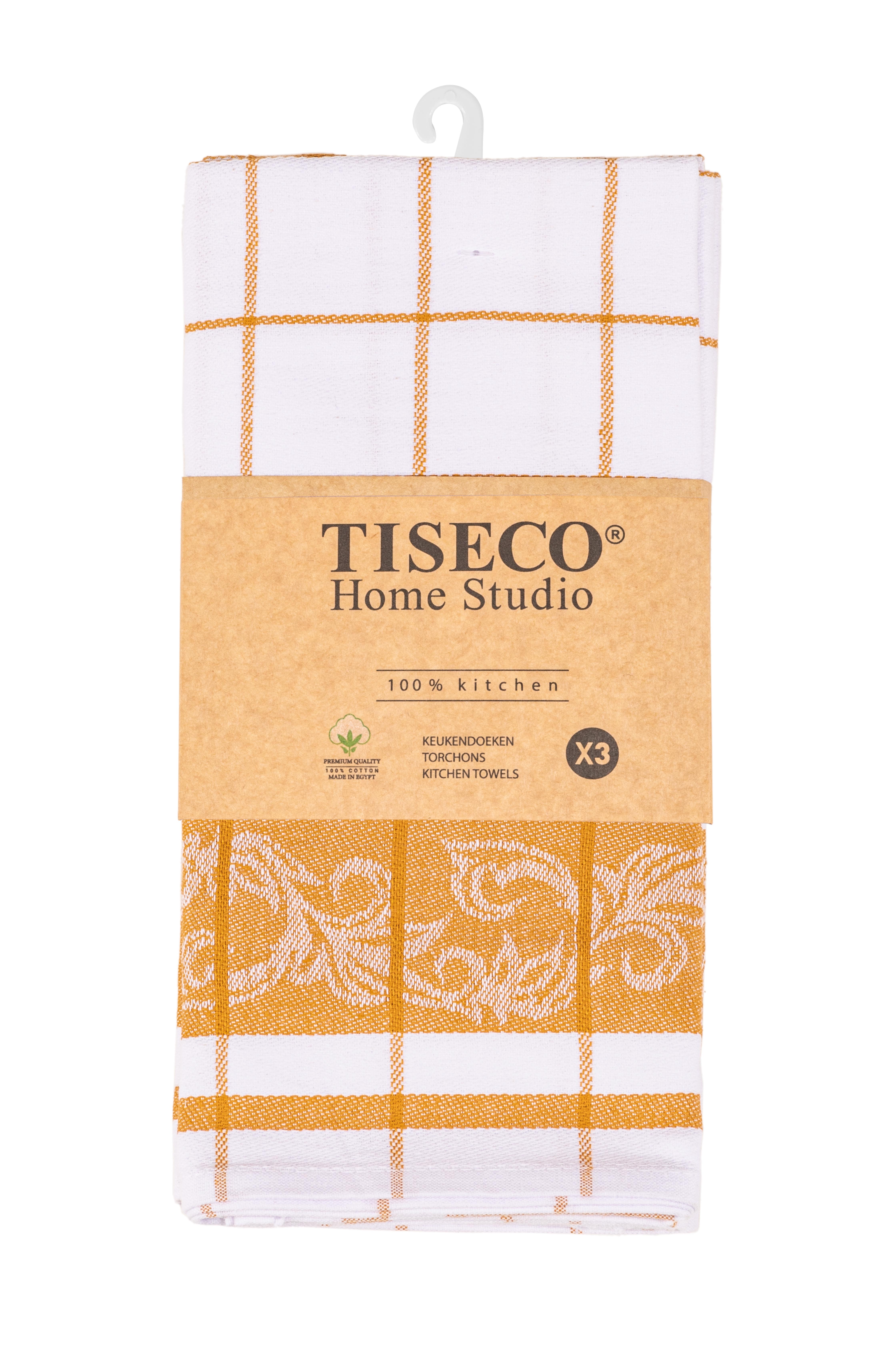 Kitchentowel cotton PHARAO 50x70 cm - set/3, camel