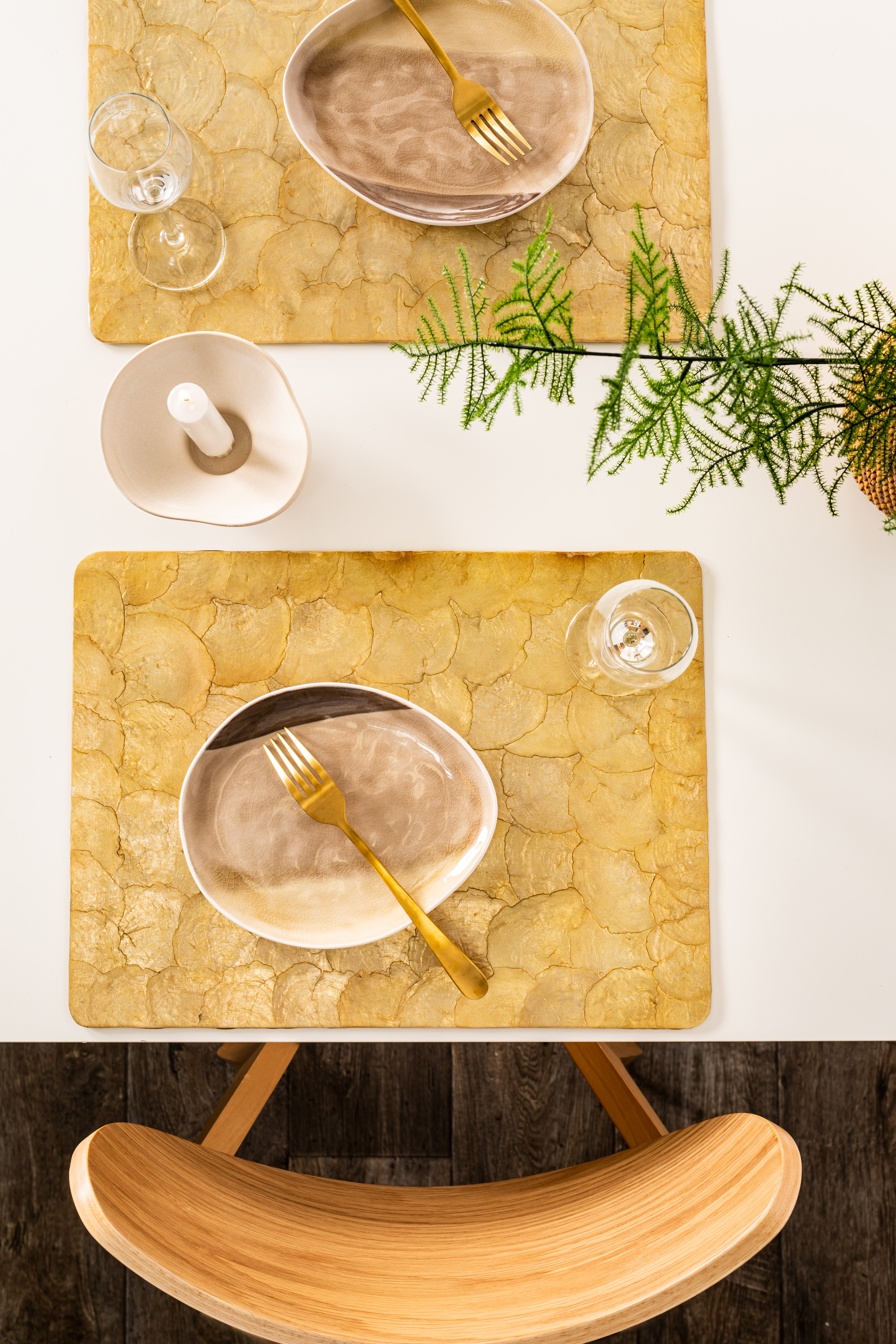 Set de table SHELL, 30x40cm, gold