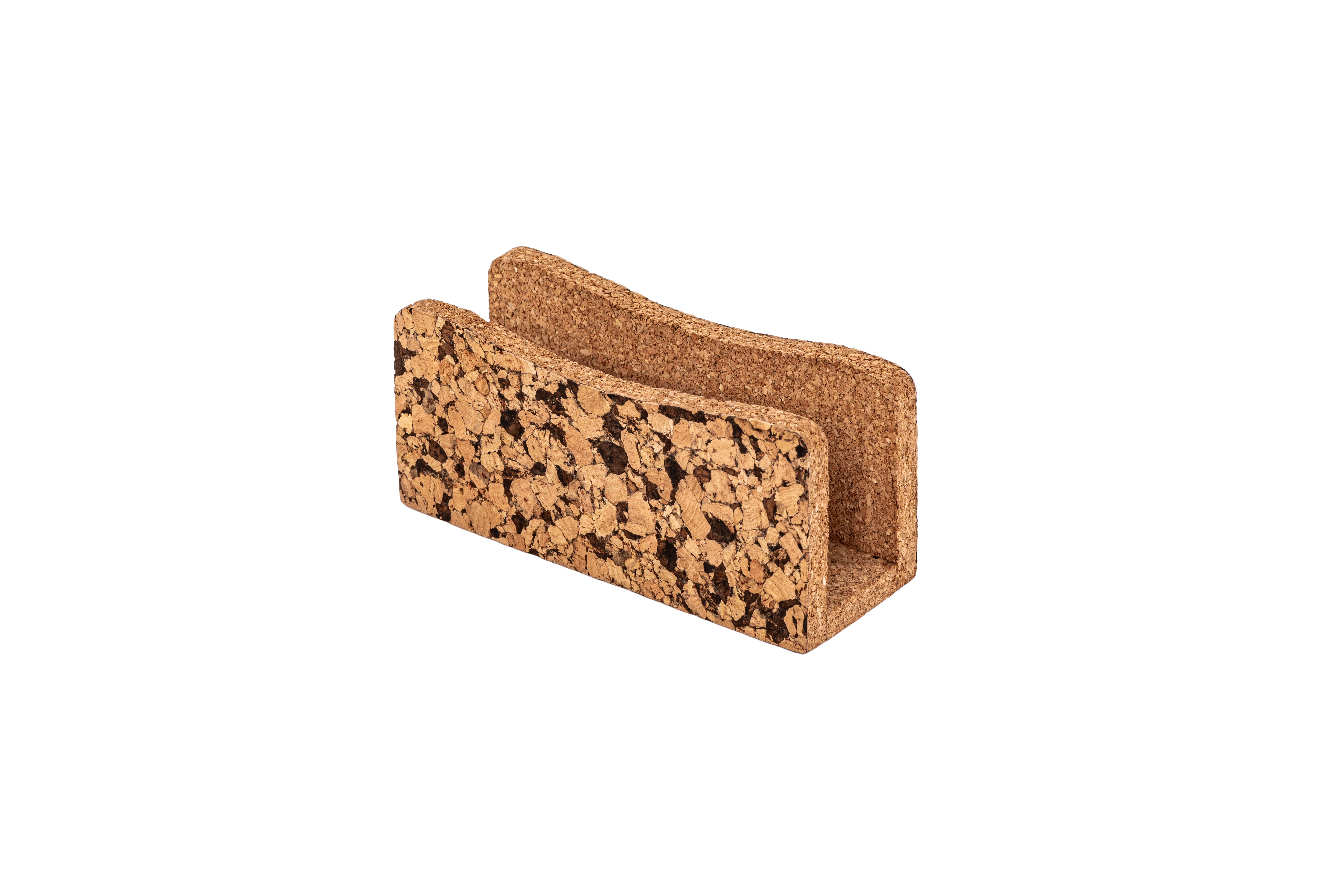 Napkin holder QUERCO cork 15,3x5,3x6,7cm - coal
