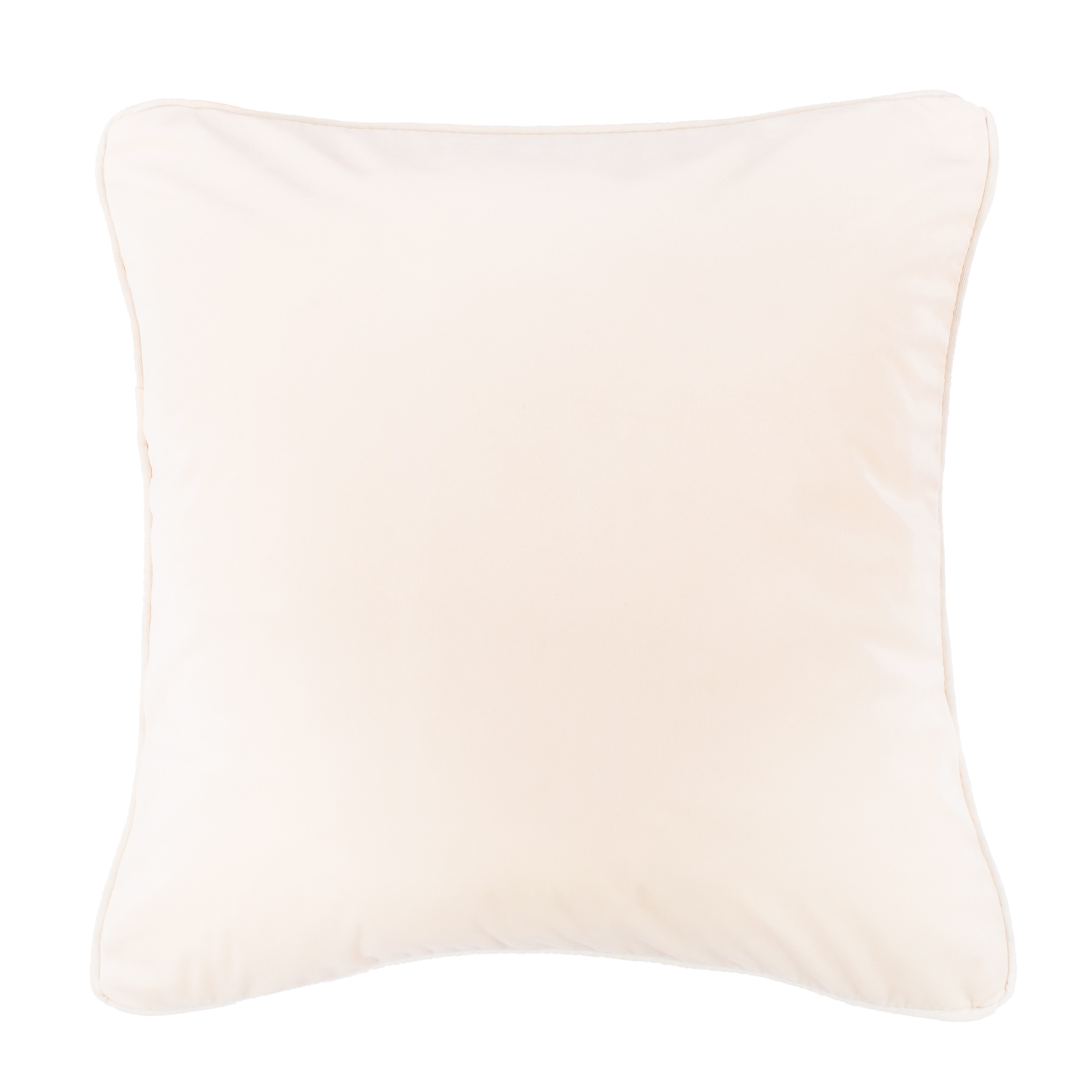 Cushion (filled) Microvelvet 45X45CM, white