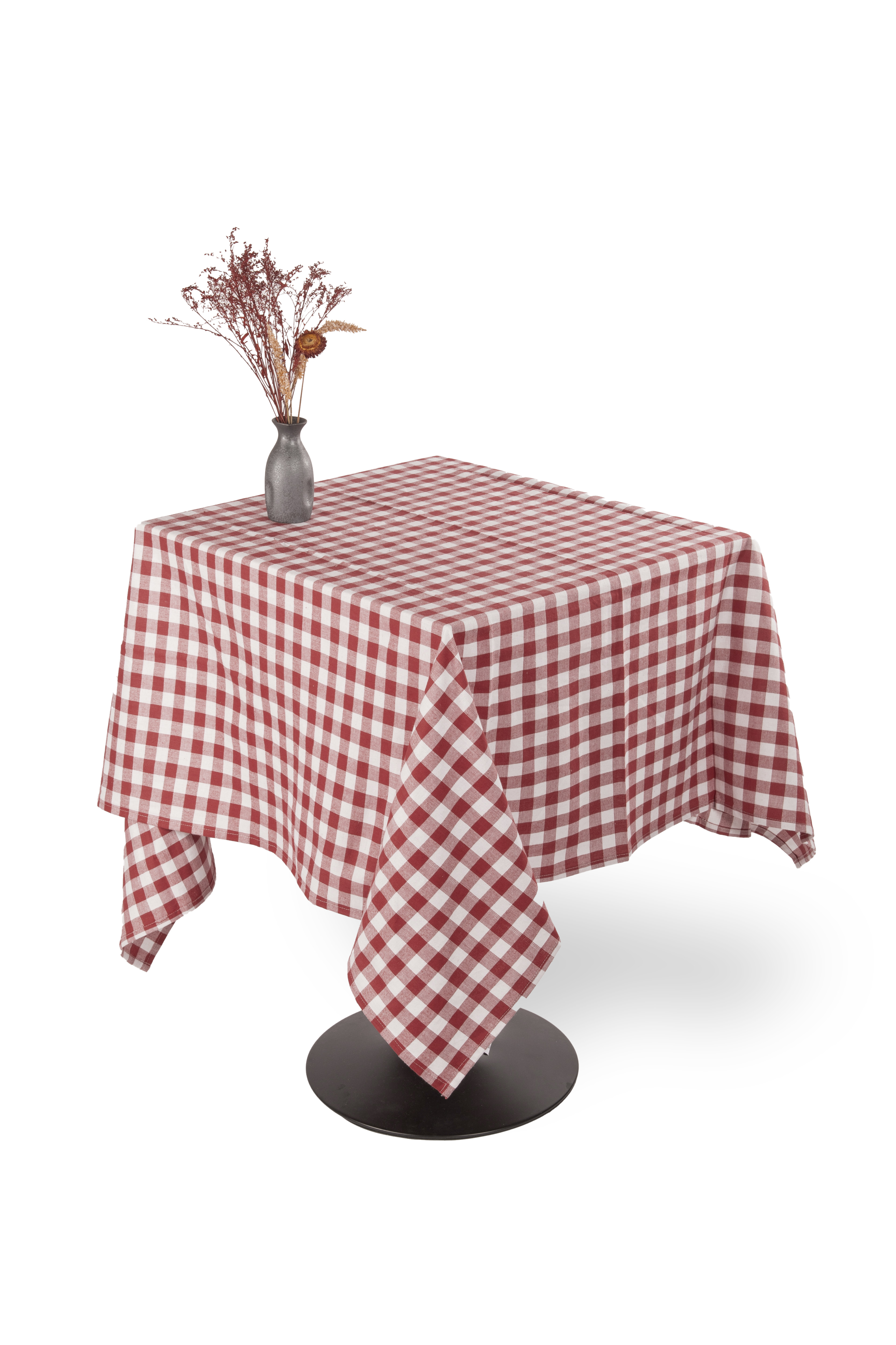 Nappe de table GINGHAM - 150x150 cm, rouge