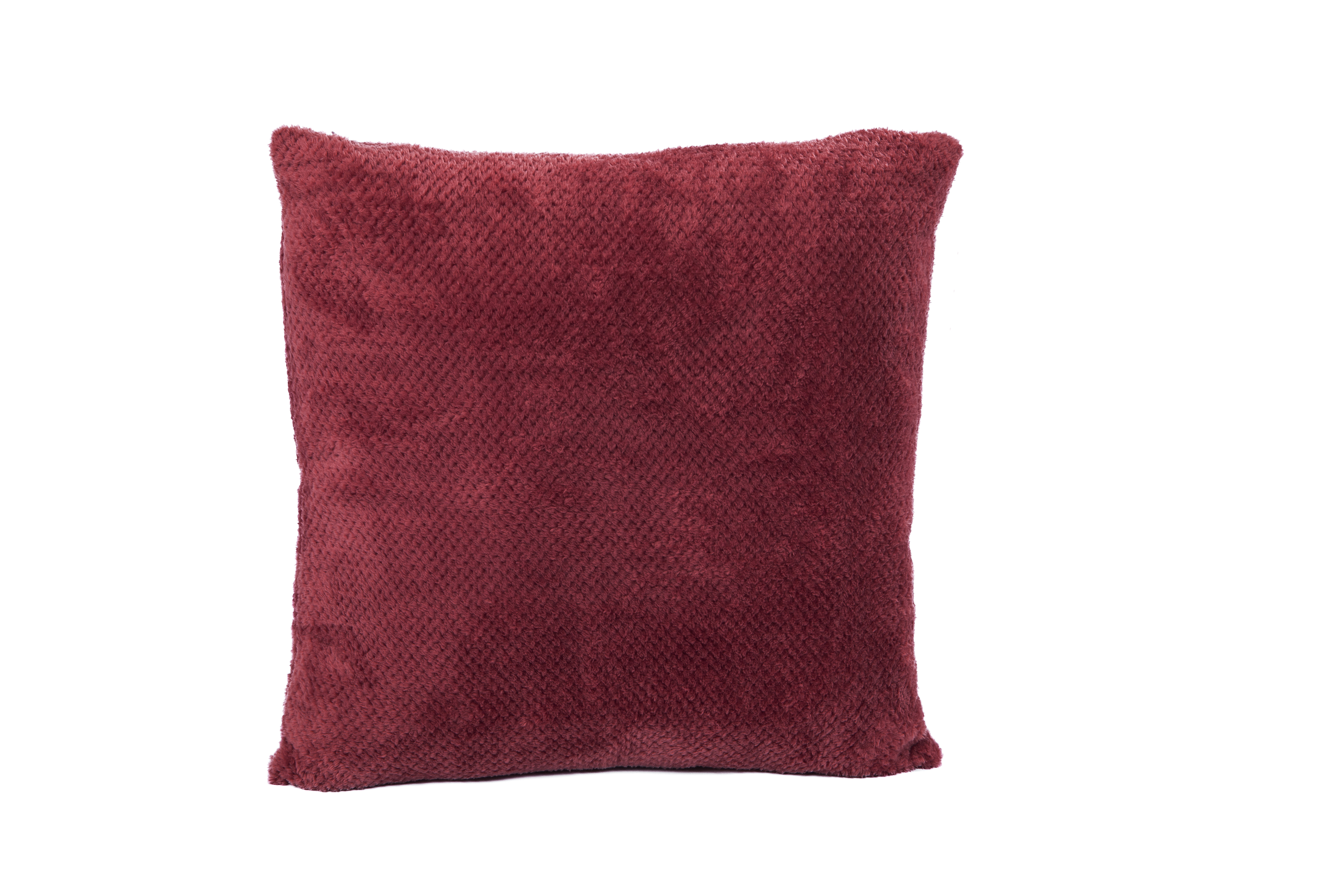 Throw cushion (filled) COCOON - 45x45 cm, mahogany
