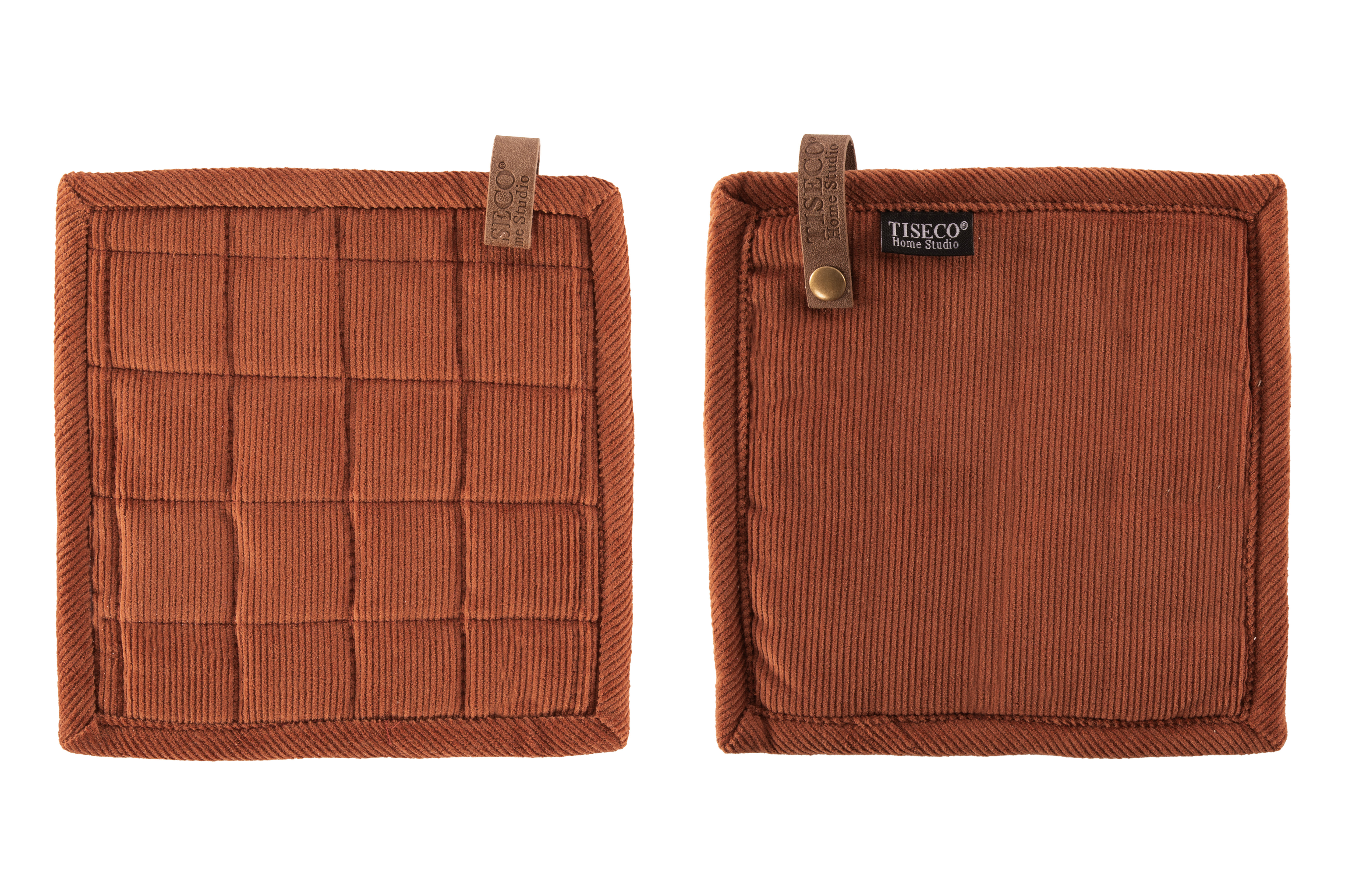 Pannenlap VELMAR - SET/2 - 20x20 cm, cognac