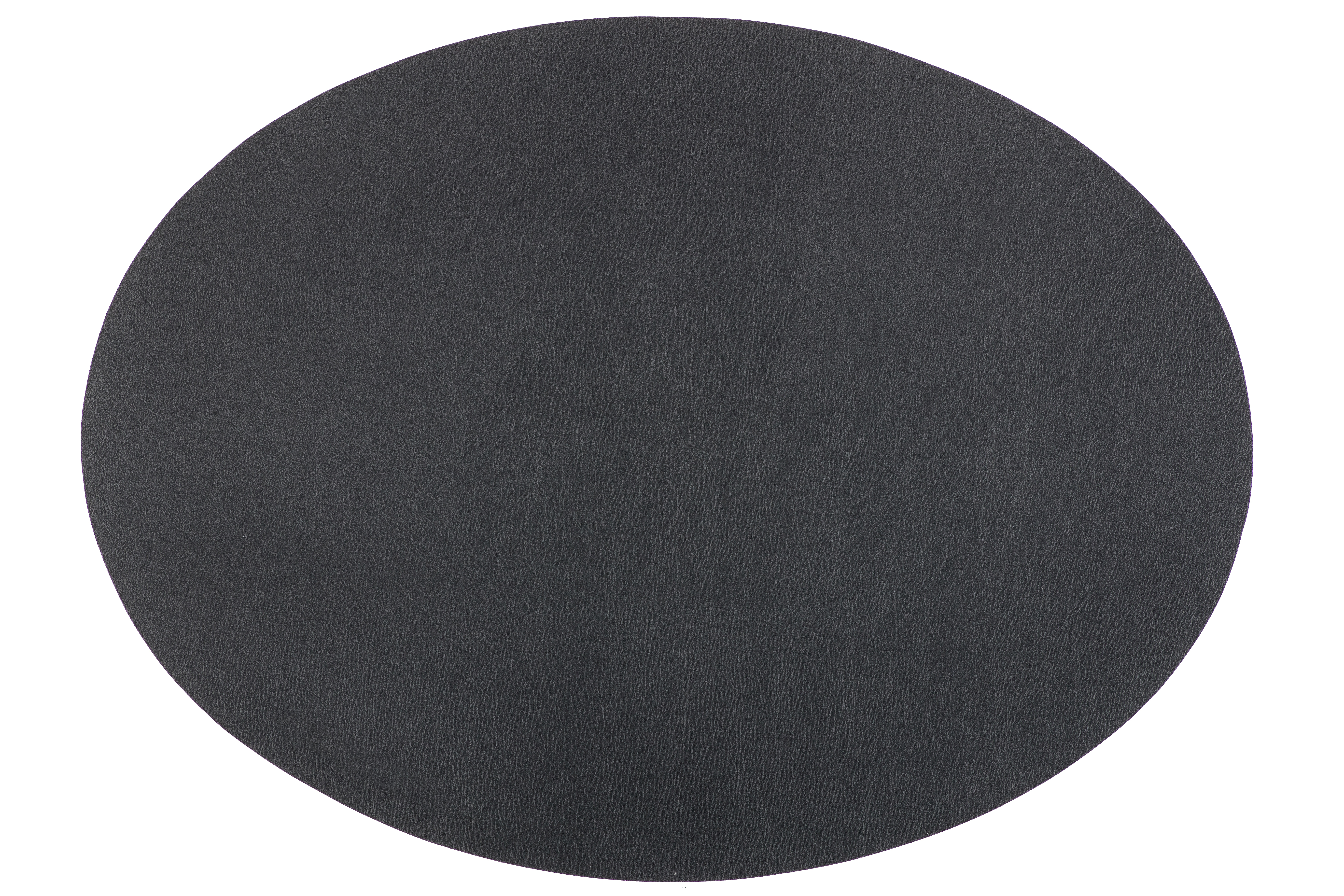 Placemat TOGO, ovaal, 33x45cm, zwart