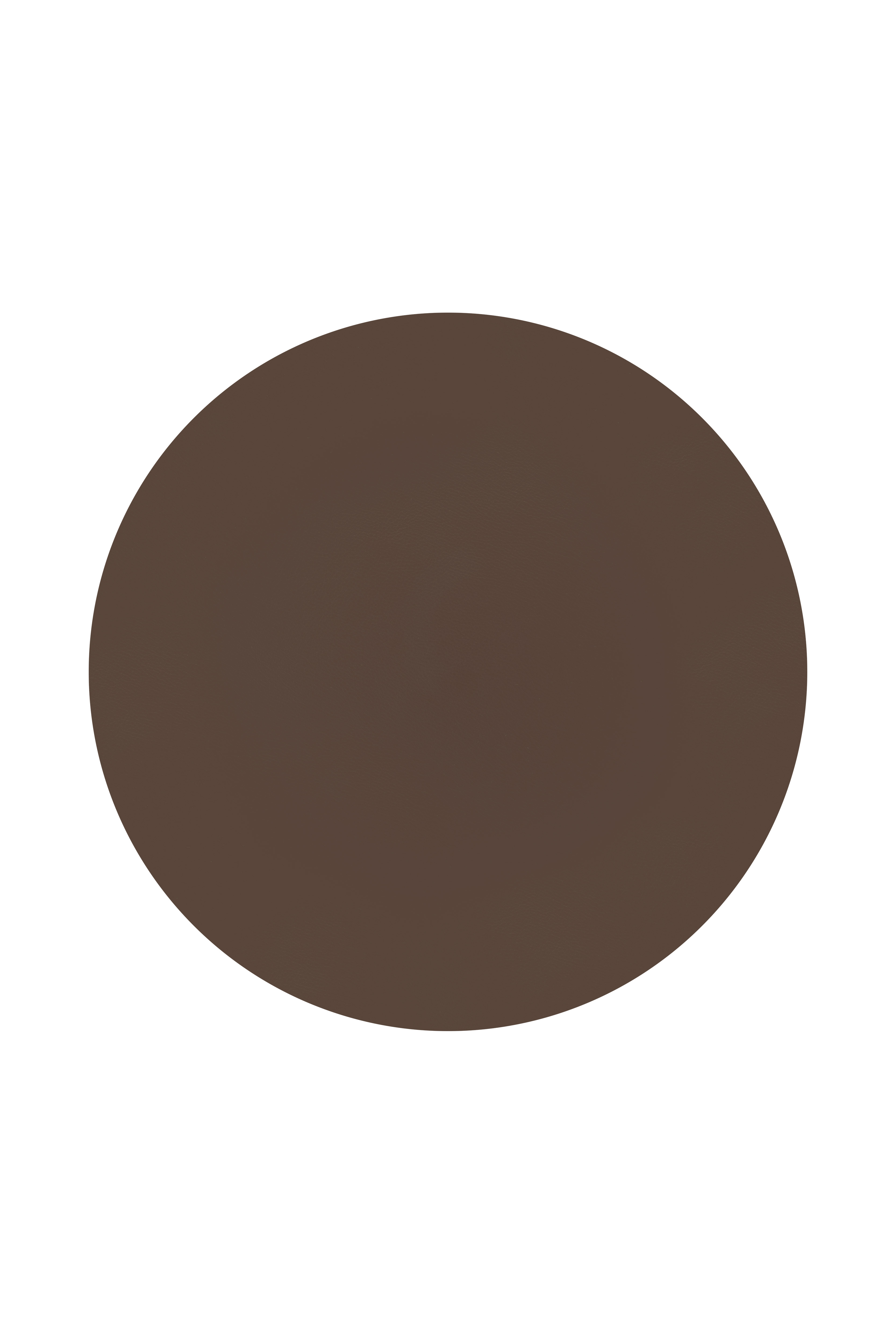 Placemat round - TOGO - 38cm, brown