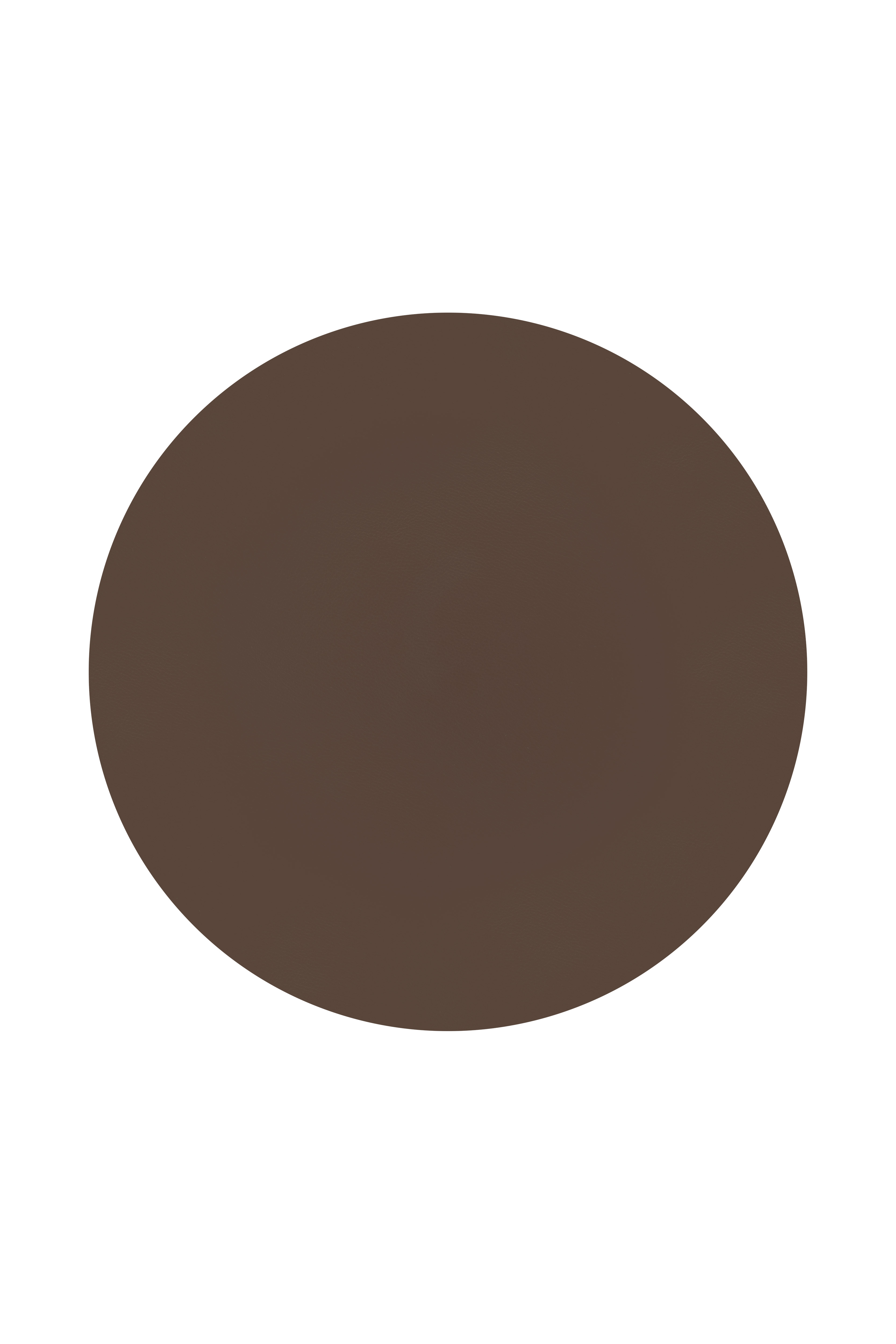 Placemat round - TOGO - 38cm, brown