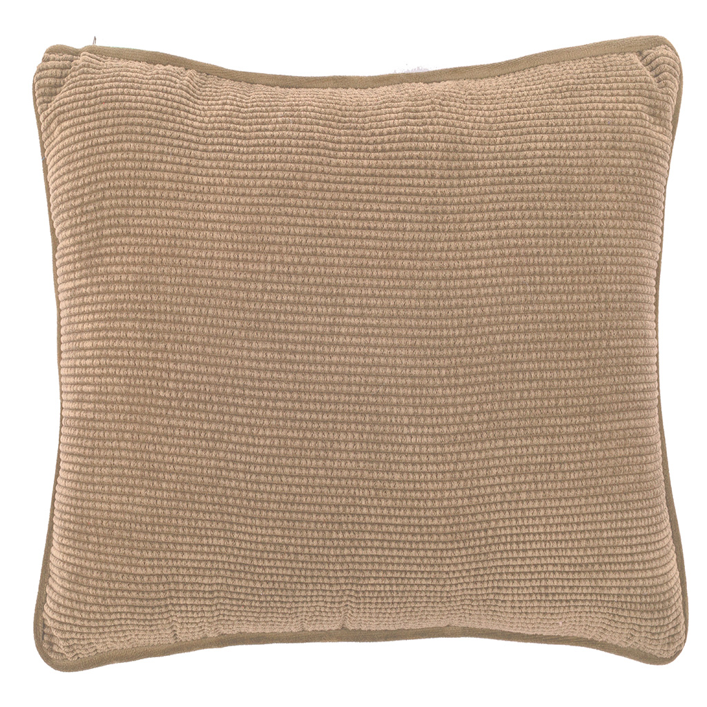 Cushion (filled) RIBBLE 45X45CM,  indian tan