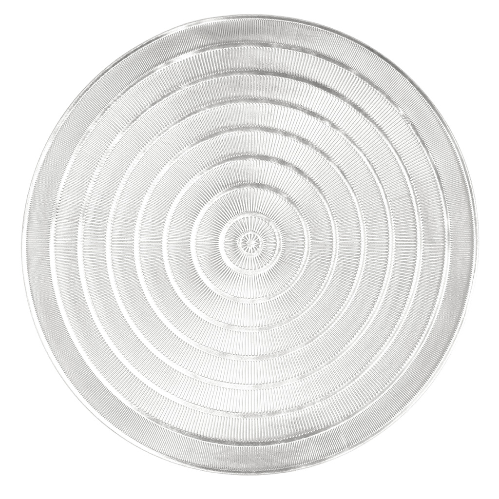 Placemat CAPELINNI - Round - Dia 39,5 cm, silver