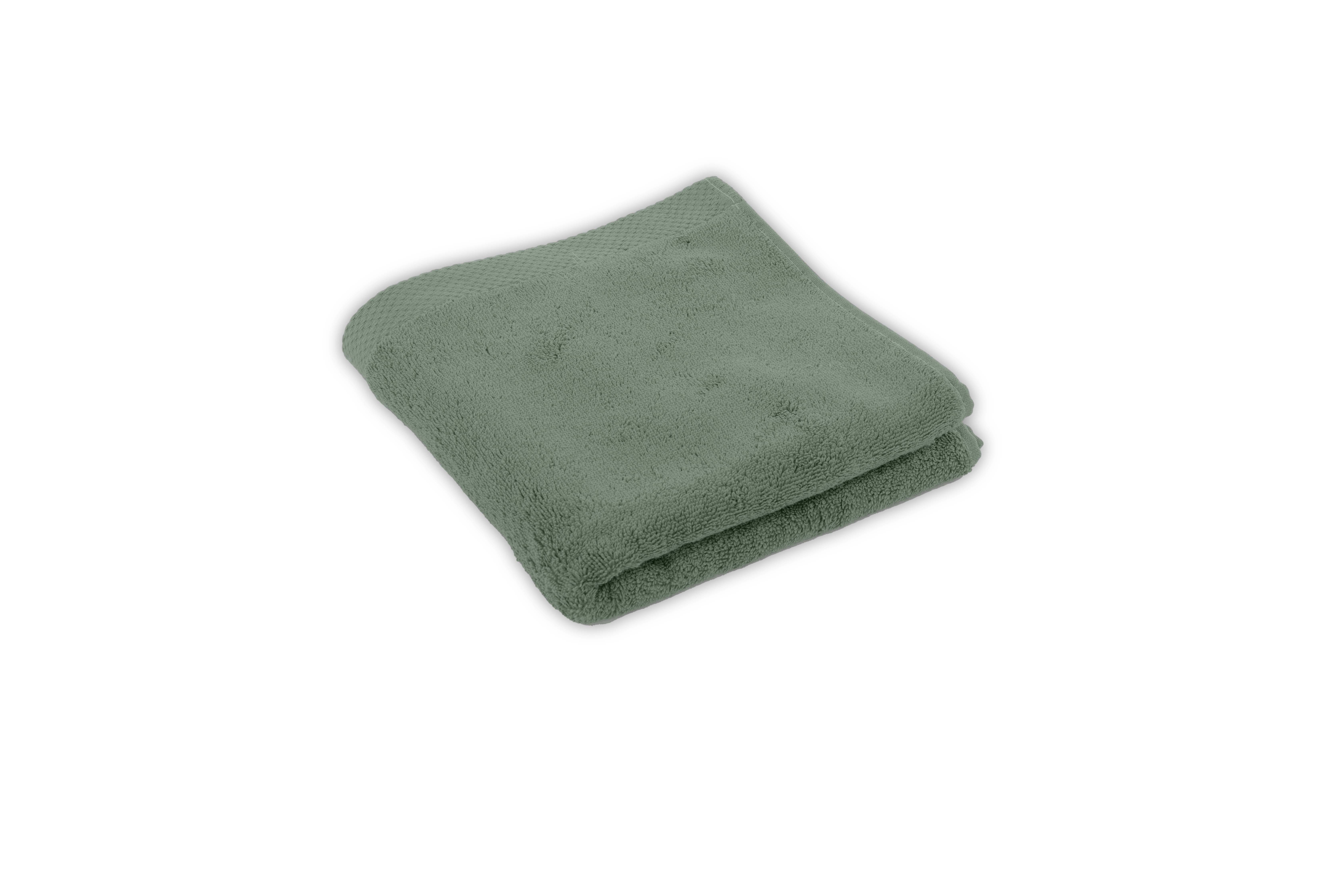 Bath towel DELUX 50x100cm, stone green