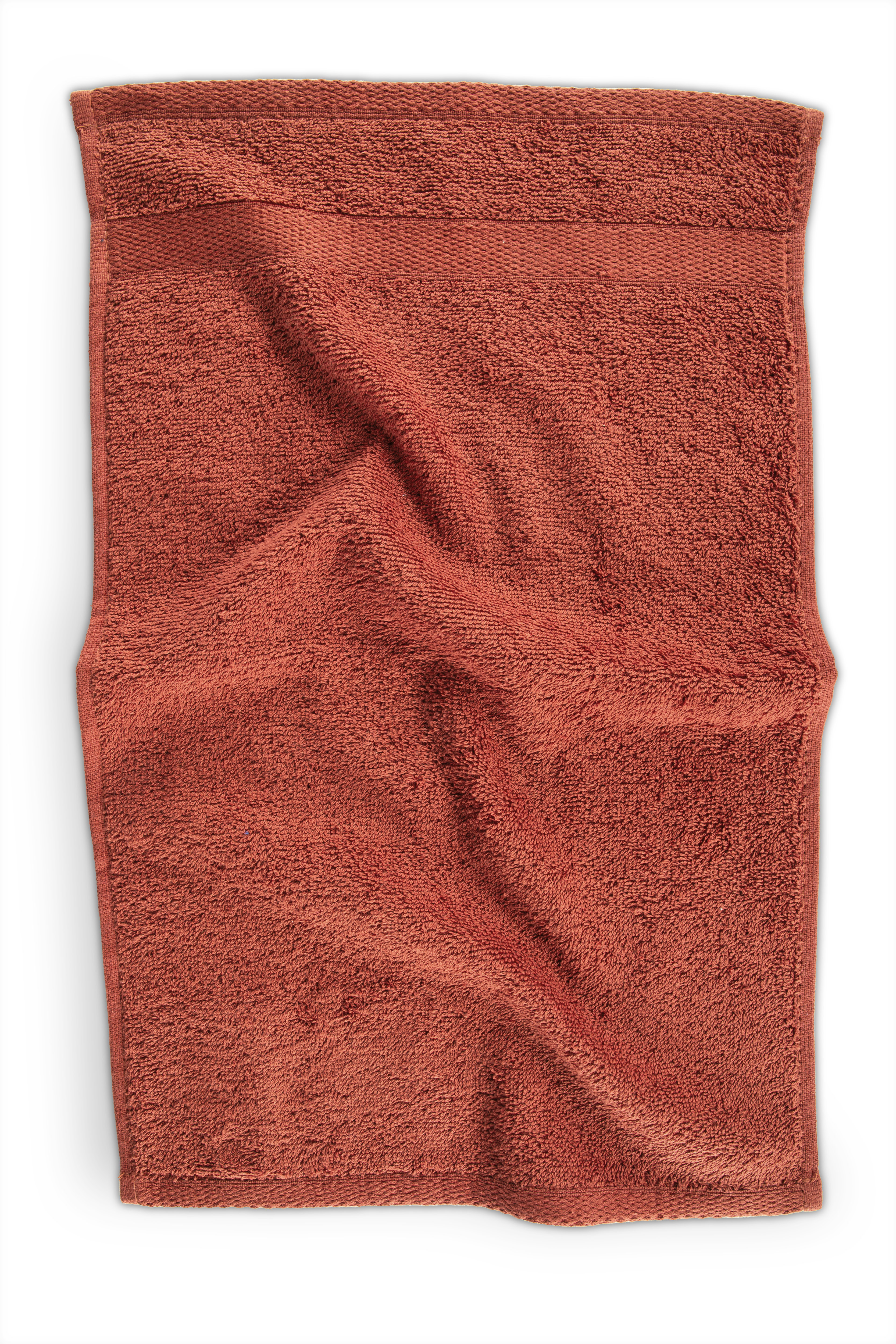 Handtowel 30x50cm, terra