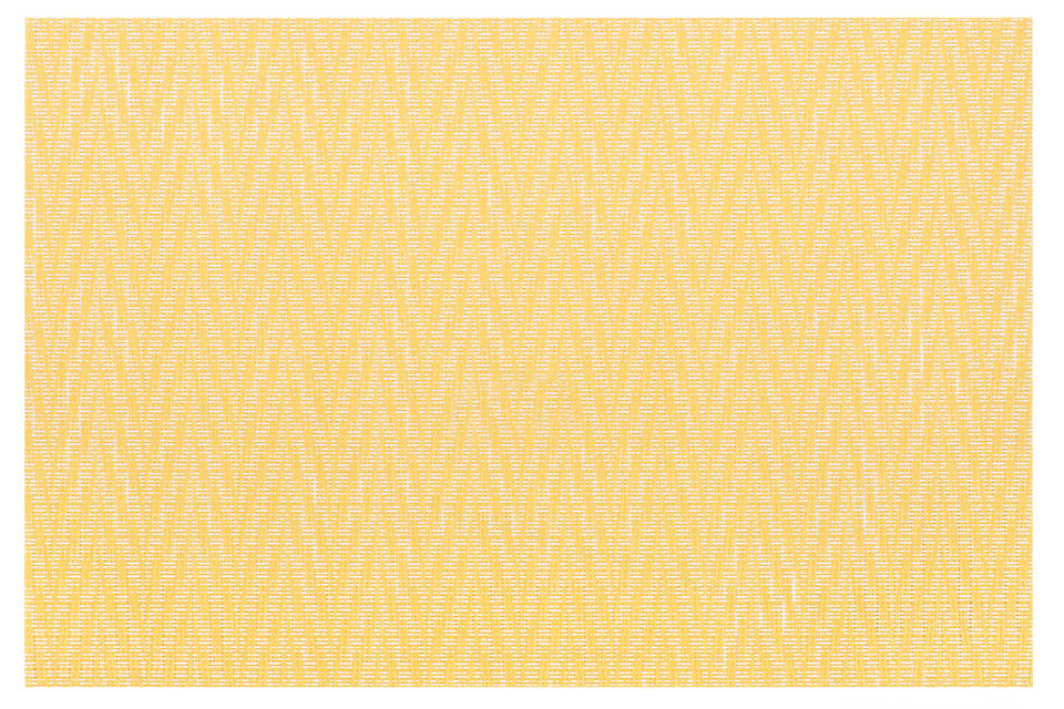 Placemat Chevron 30 x 45 cm geel