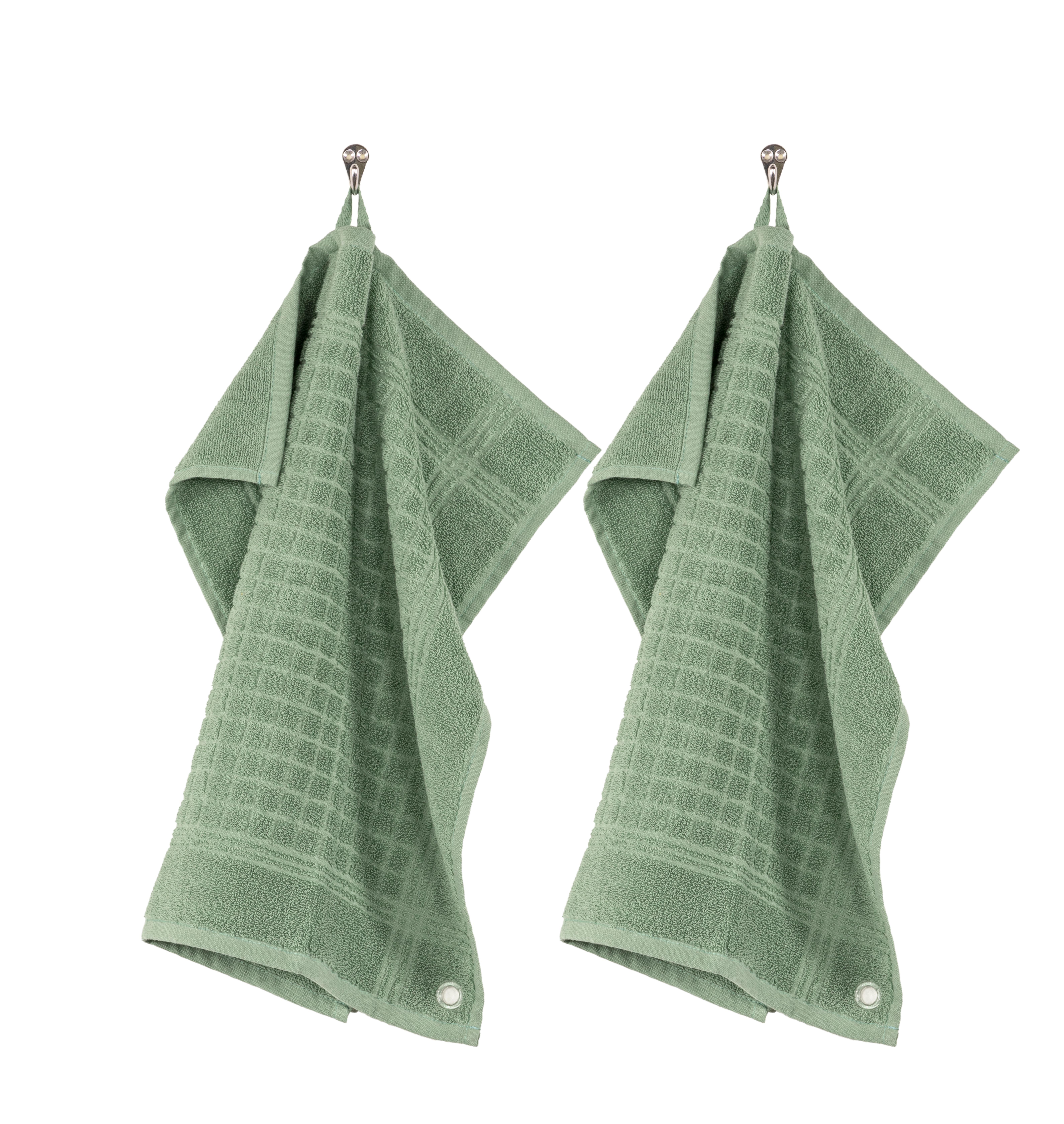 Serviette éponge PHARAO - SET/2 - 50x50 cm, vert