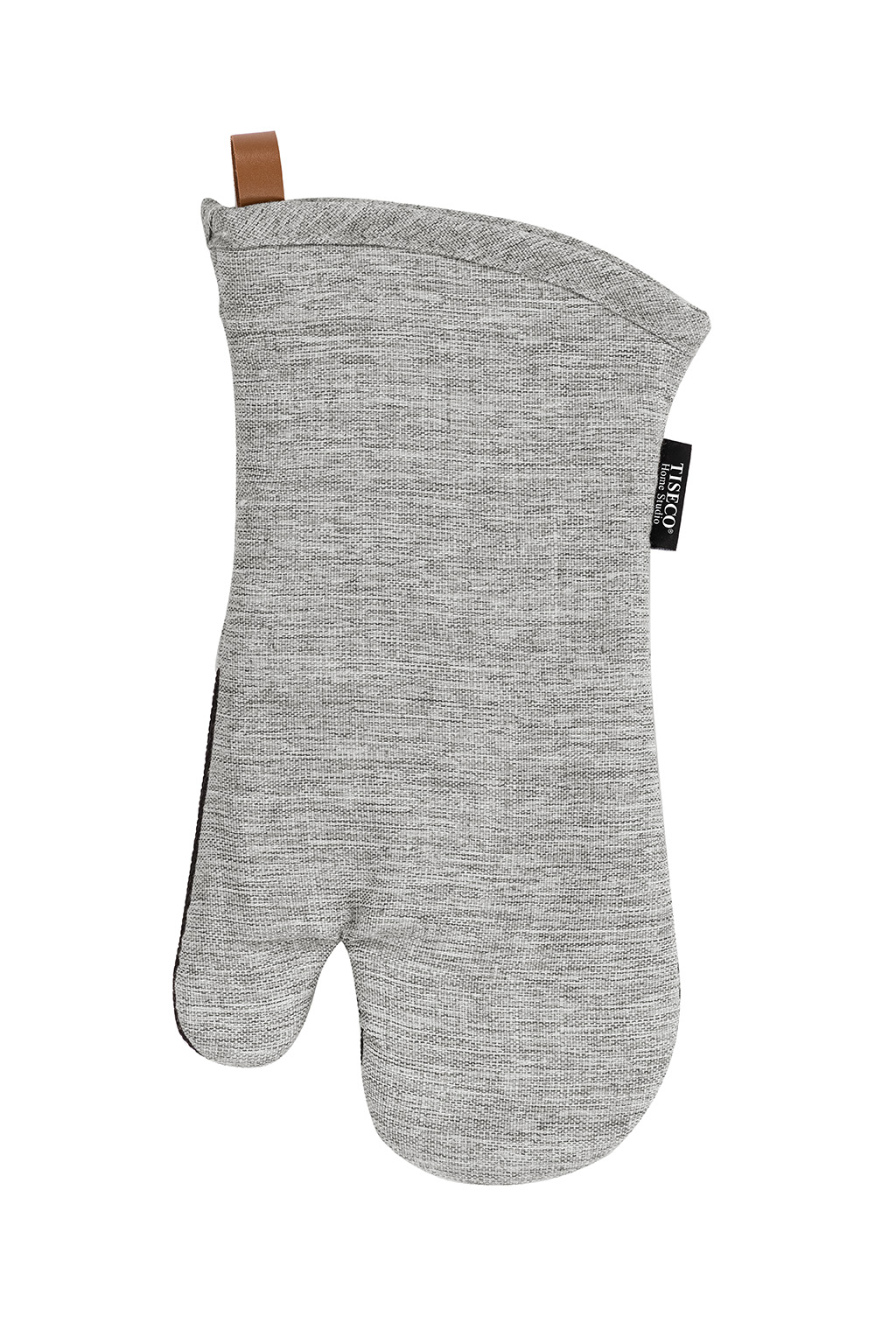 Oven glove (1R + 1L) HERCULES, 17x33cm, grey