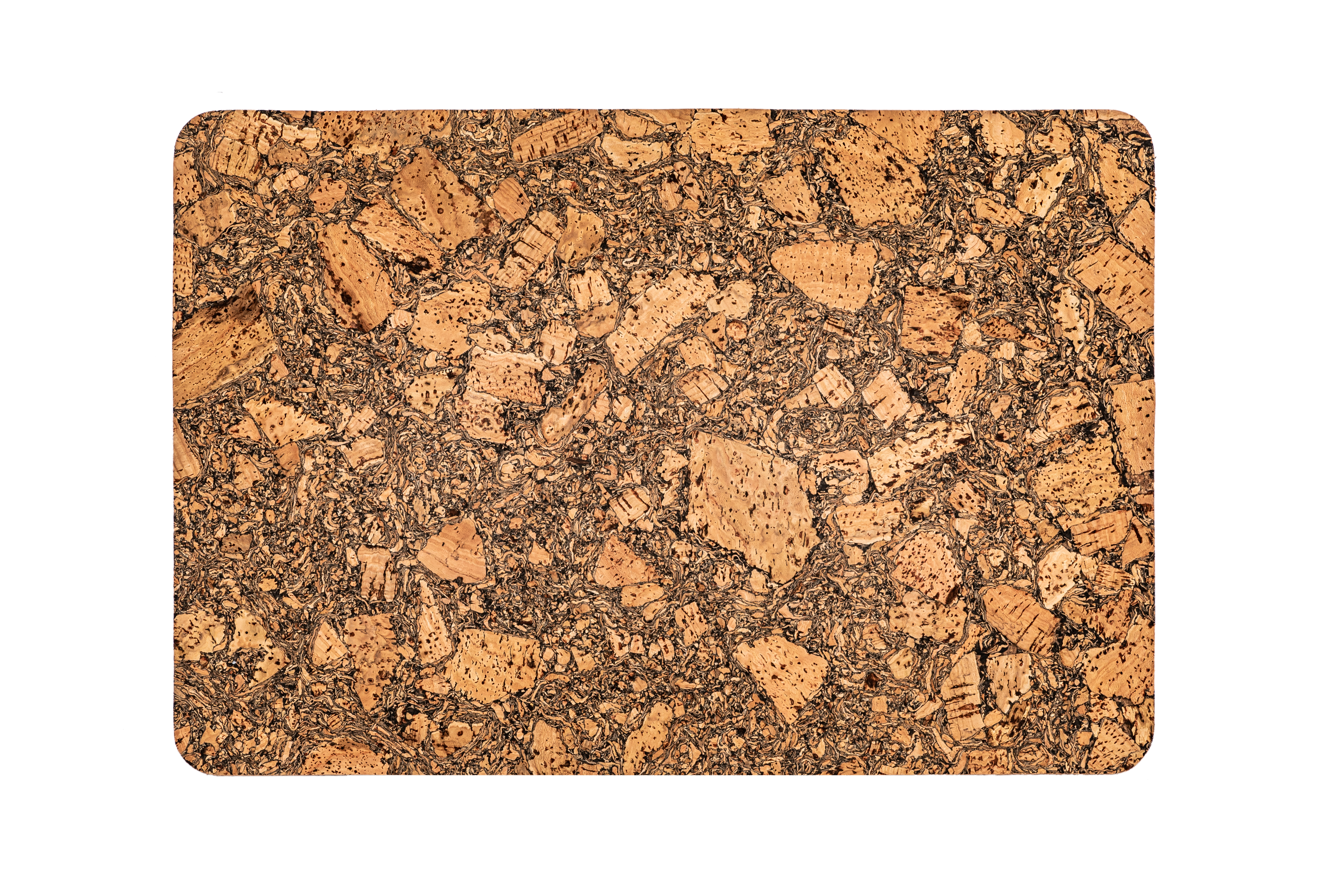 Placemat QUERCO cork rectangle 45x30cmx0.5cm - earth/3106