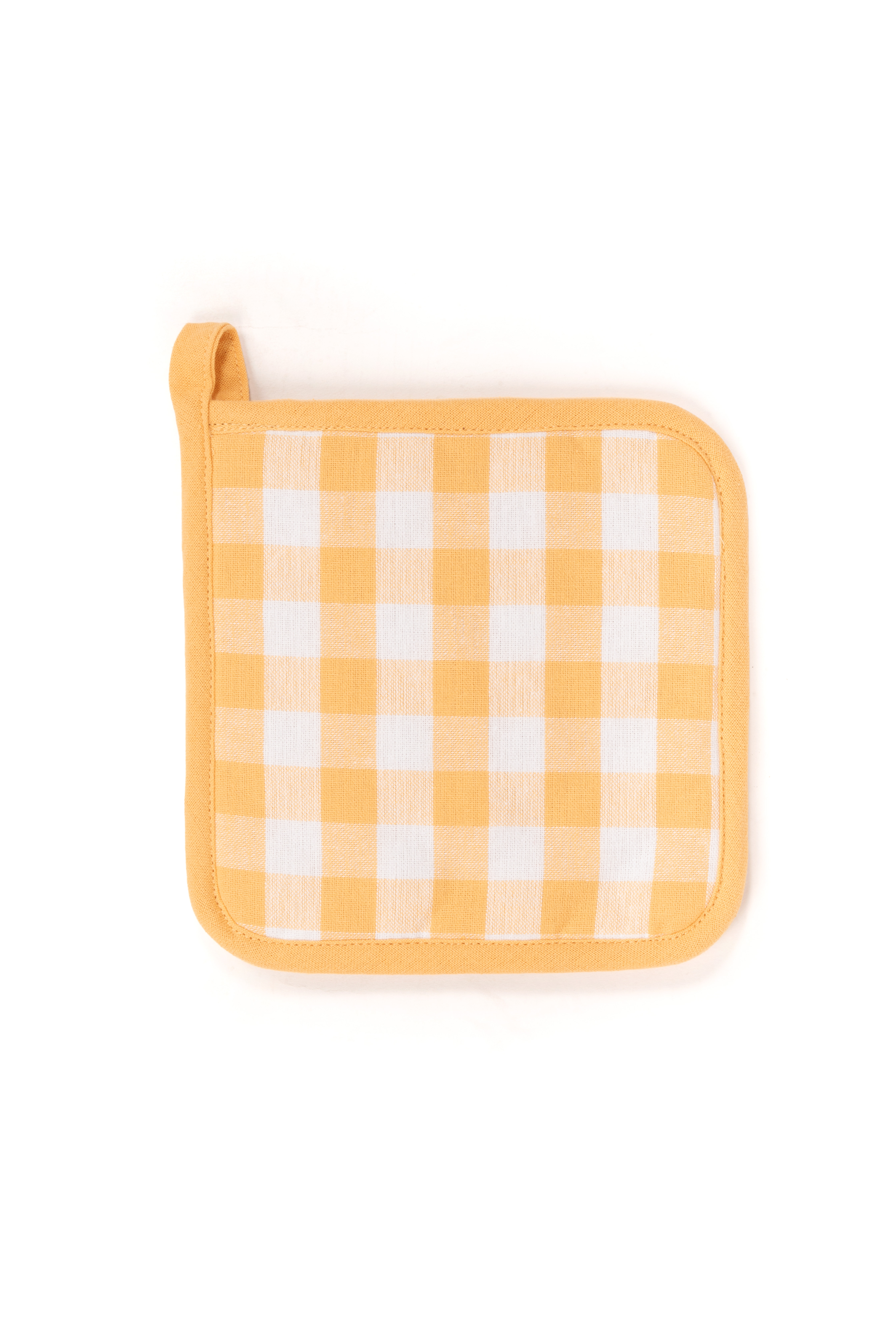 Manique GINGHAM - SET/2 - 20x20 cm, jaune