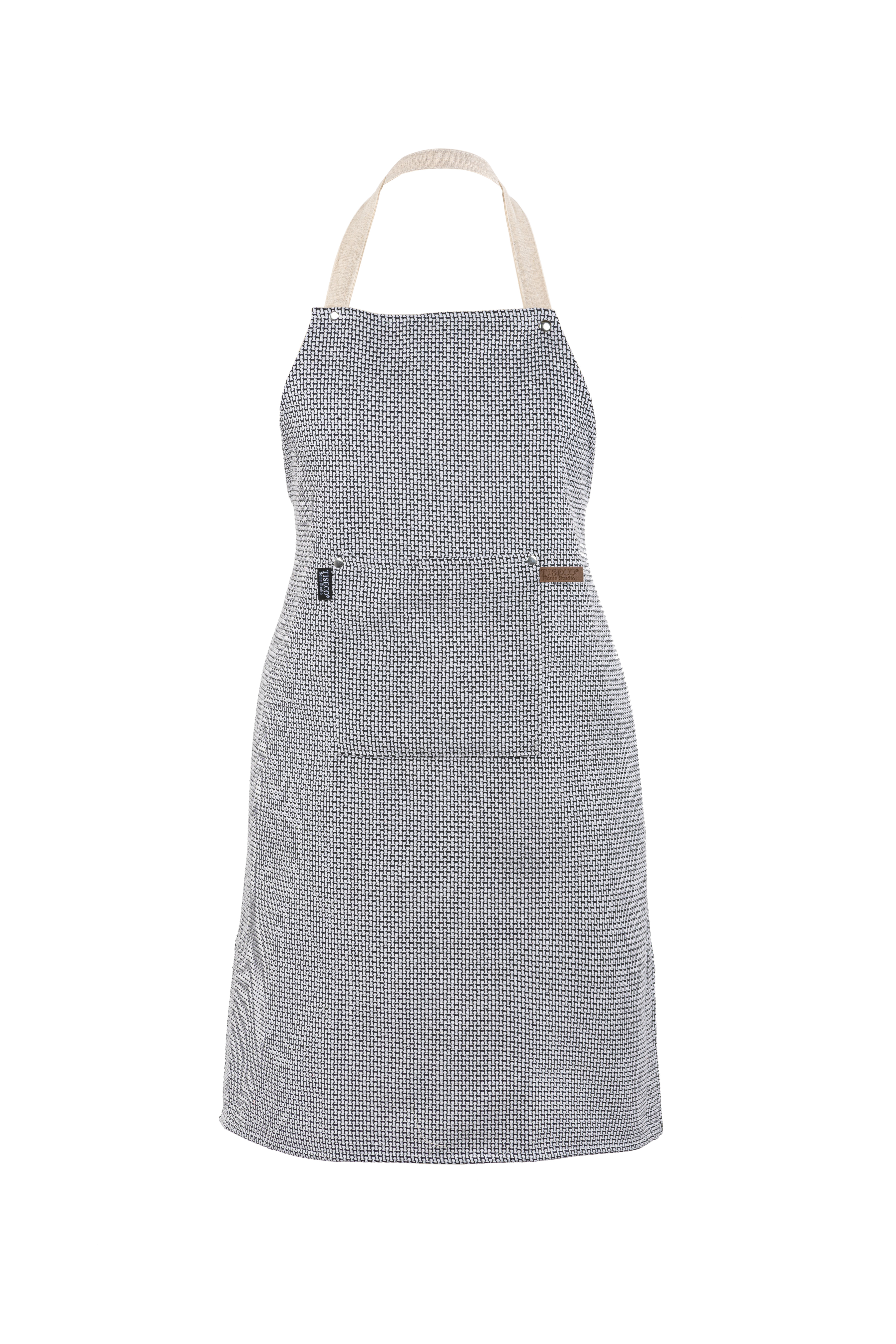 Apron SHERLOCK Bricks 68x85cm, black