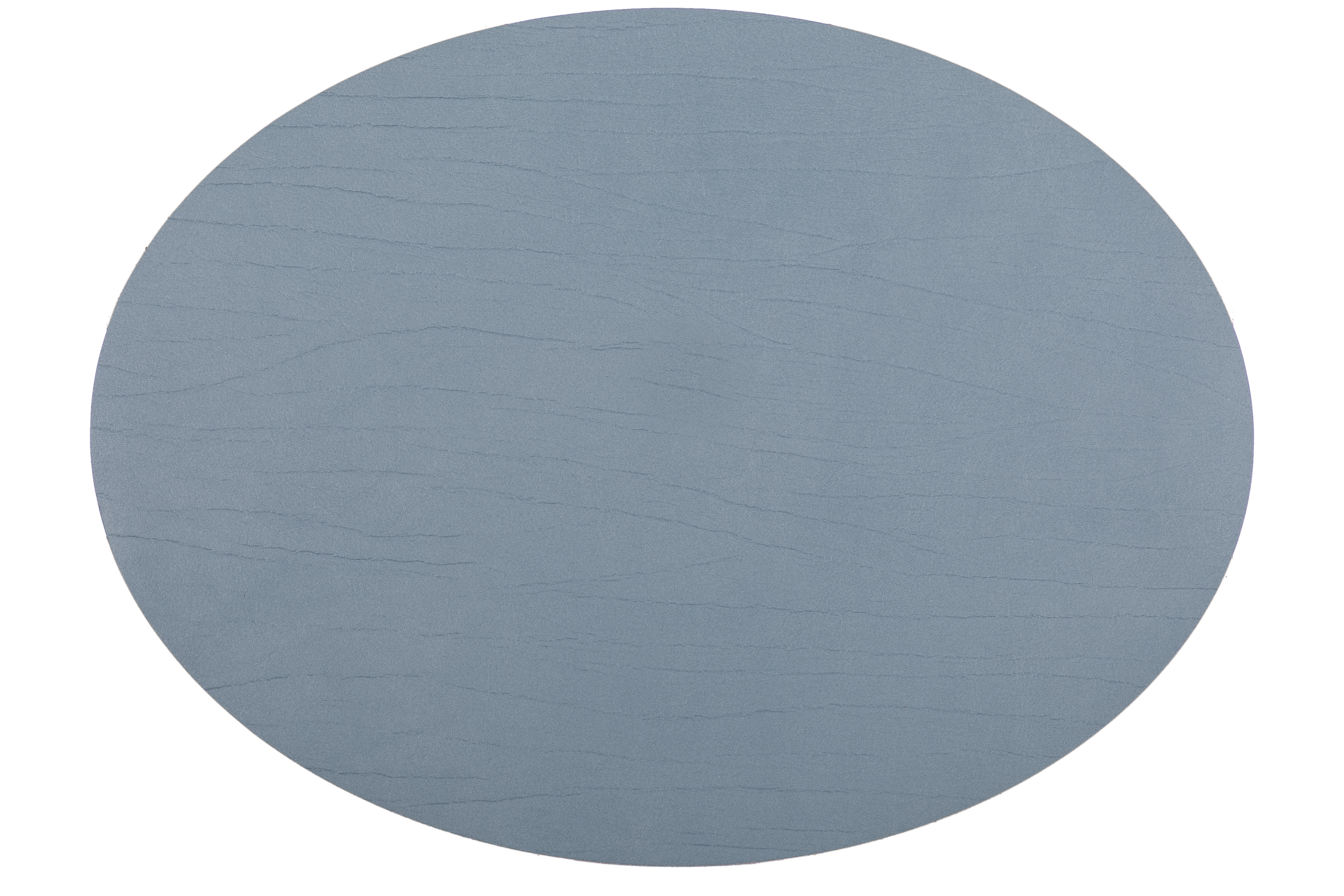 Titan placemat oval, 33x45cm, stone blue double sided