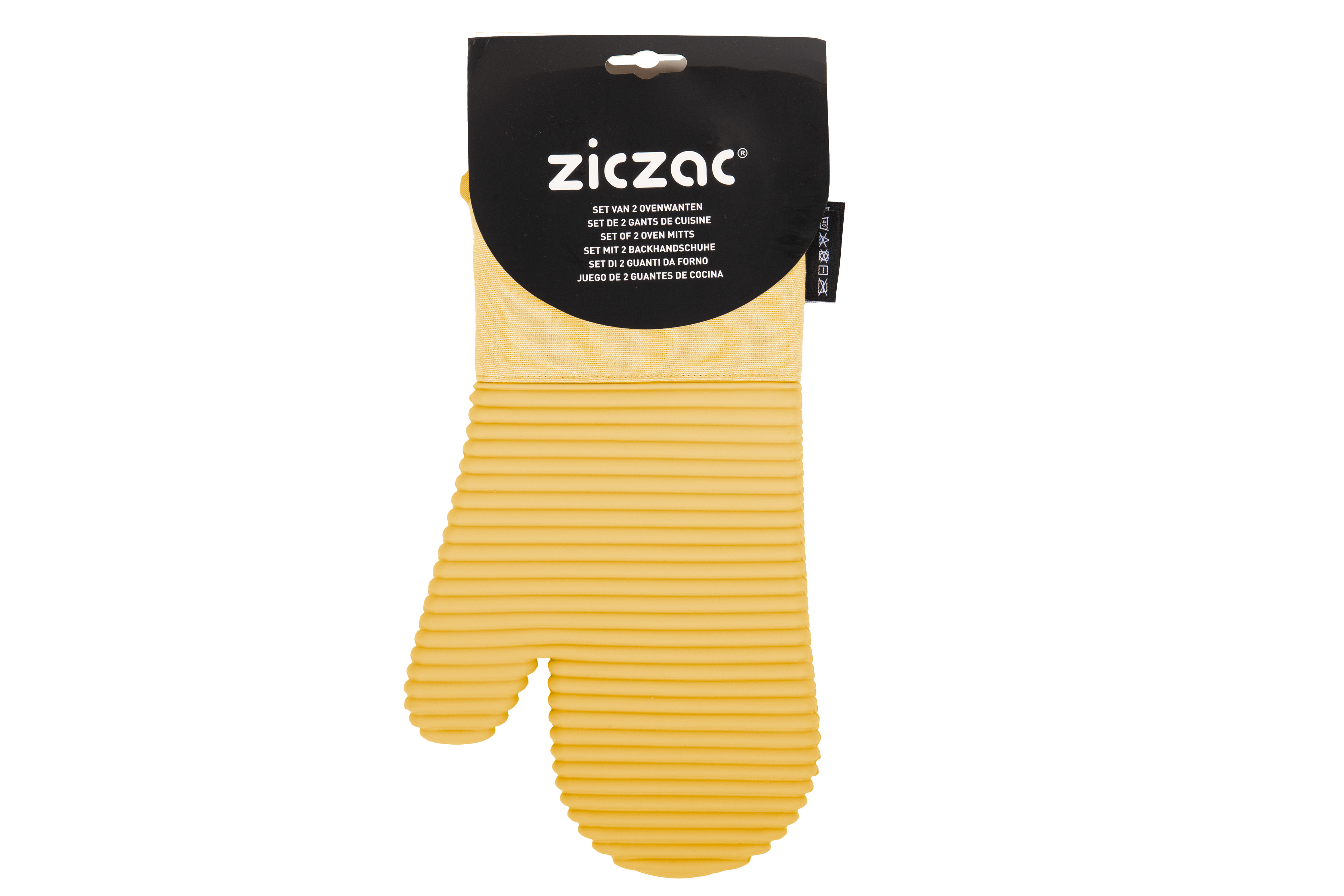 Gant de cuisine SILO - SET/2 (1L + 1R) - 18x33 cm, jaune