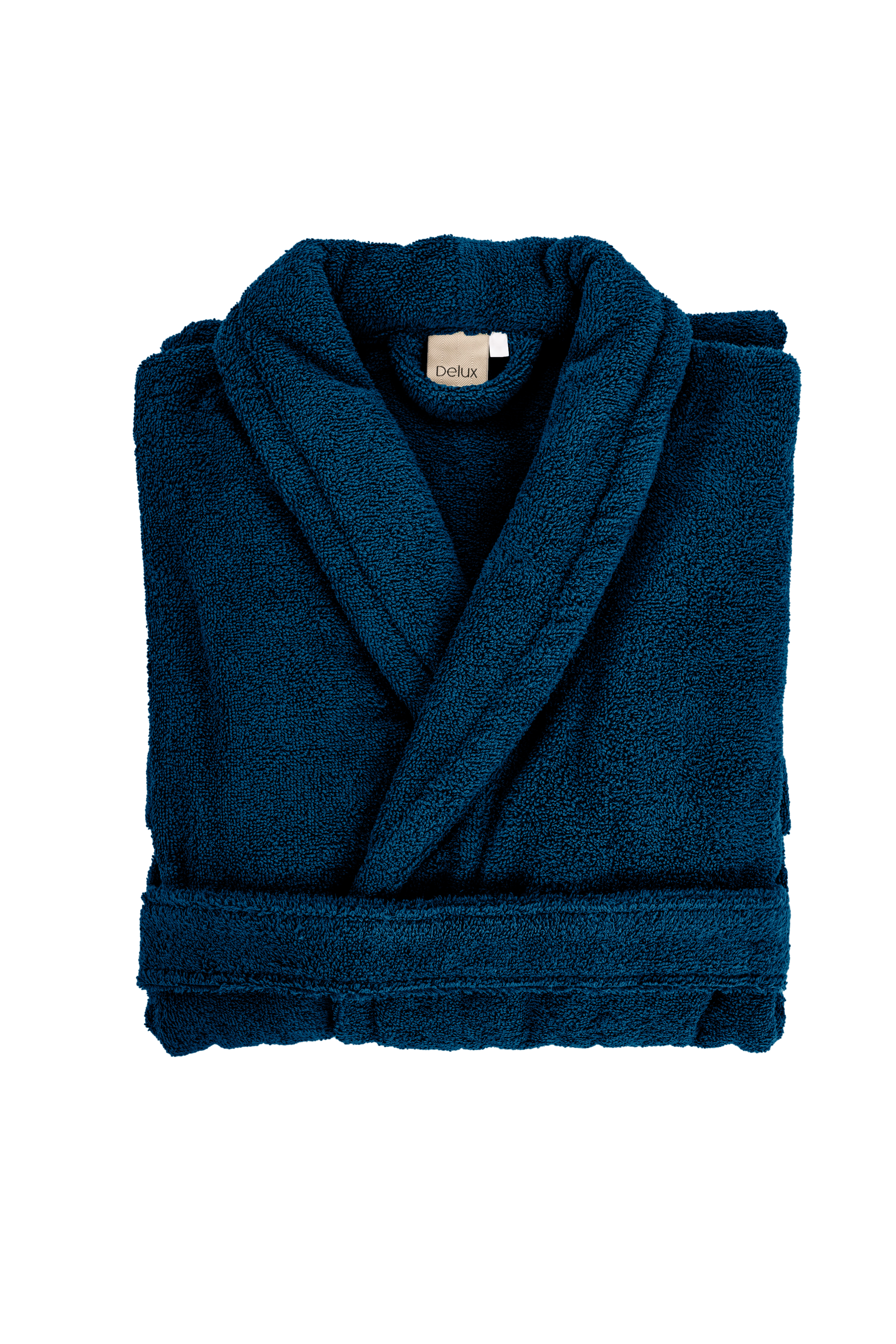 Bathrobe DELUX S/M - dark blue