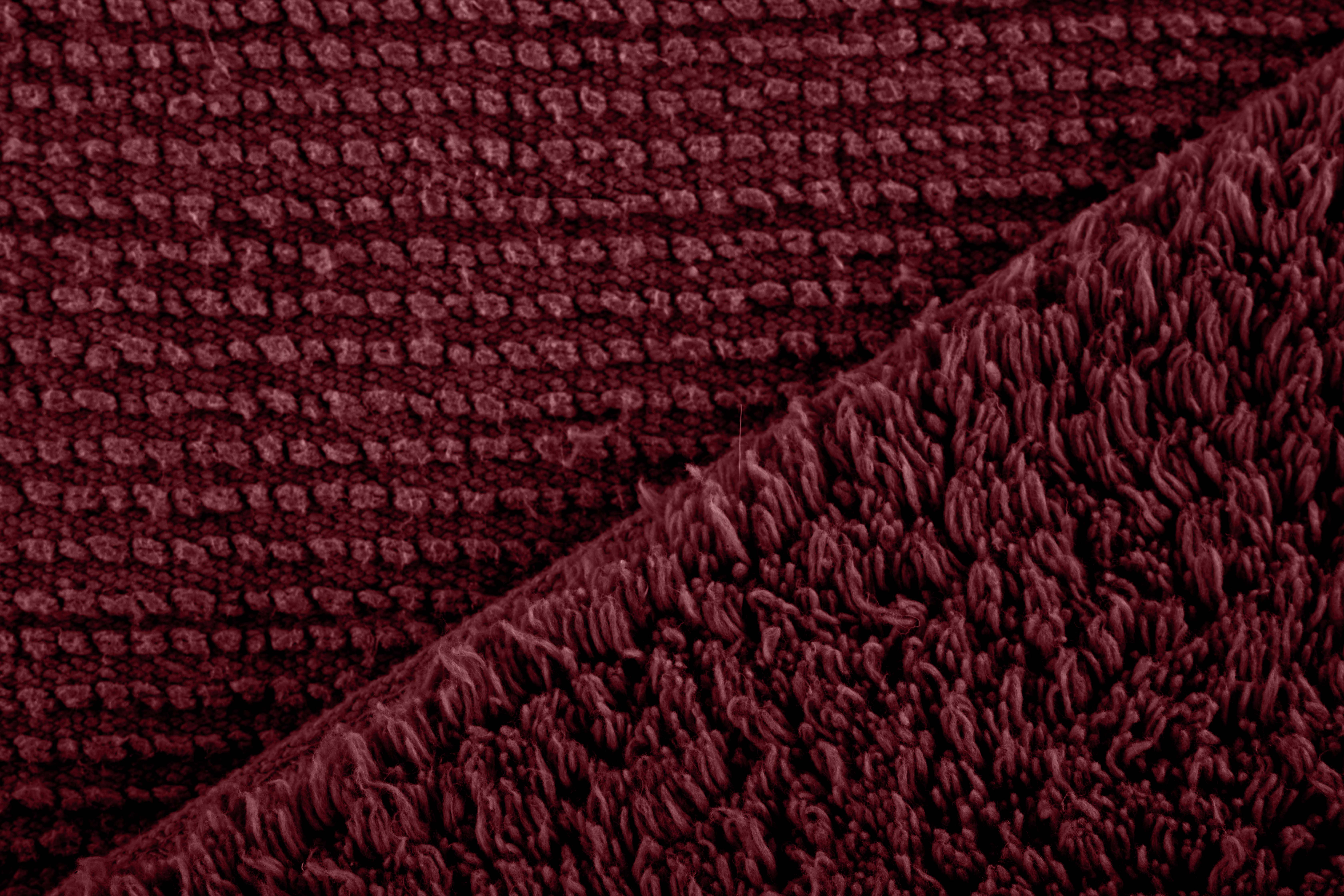 RIVA bath carpet - cotton anti-slip, 60x60cm, pomegranate