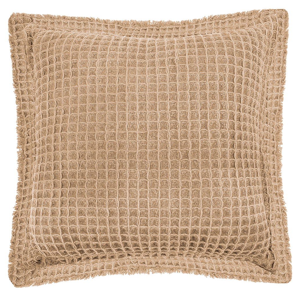 Cushion (filled) WAFFLE 45X45cm, sand
