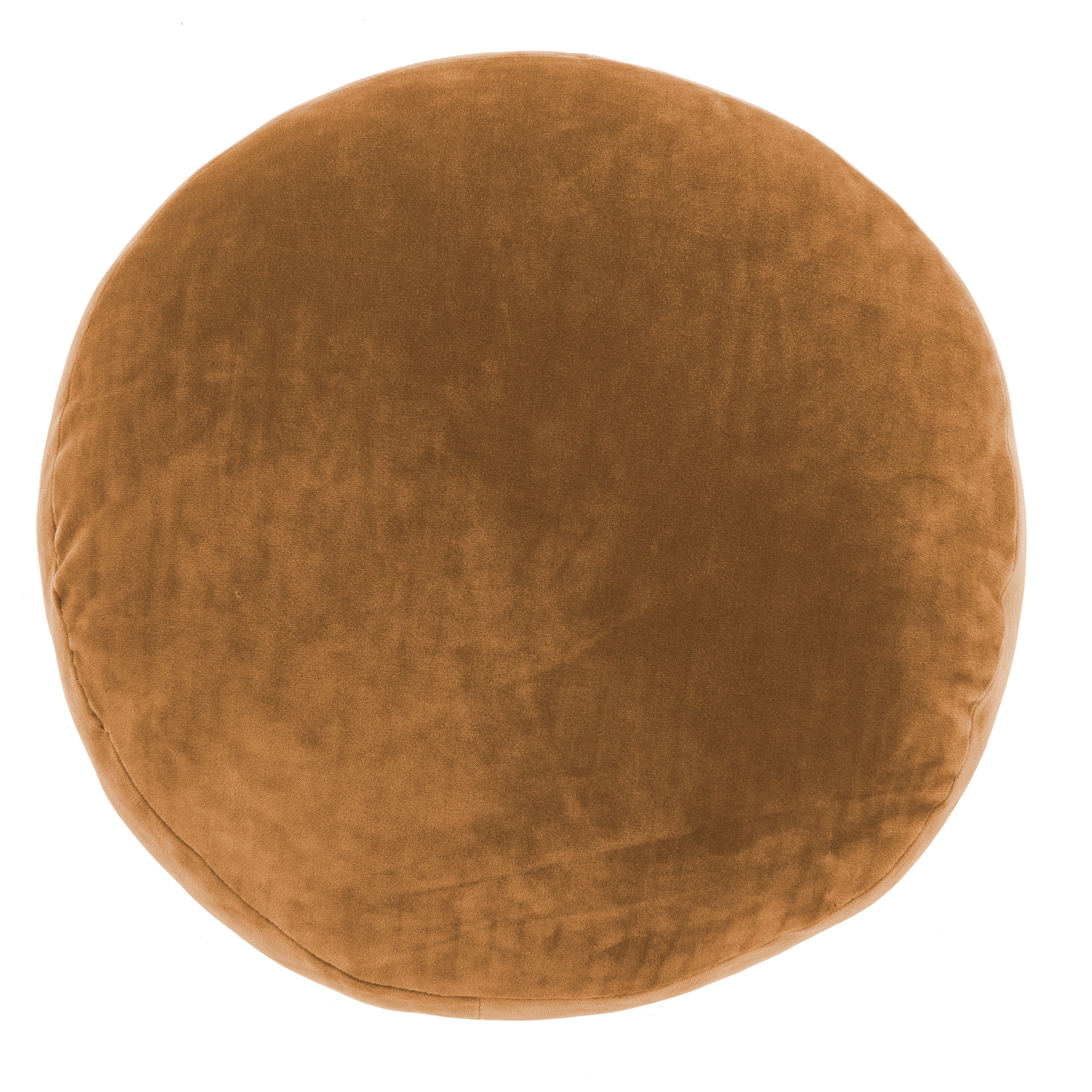 Coussin (rempli) MARSHMALLOW dia 40CM - 6CM HIGH, indian tan